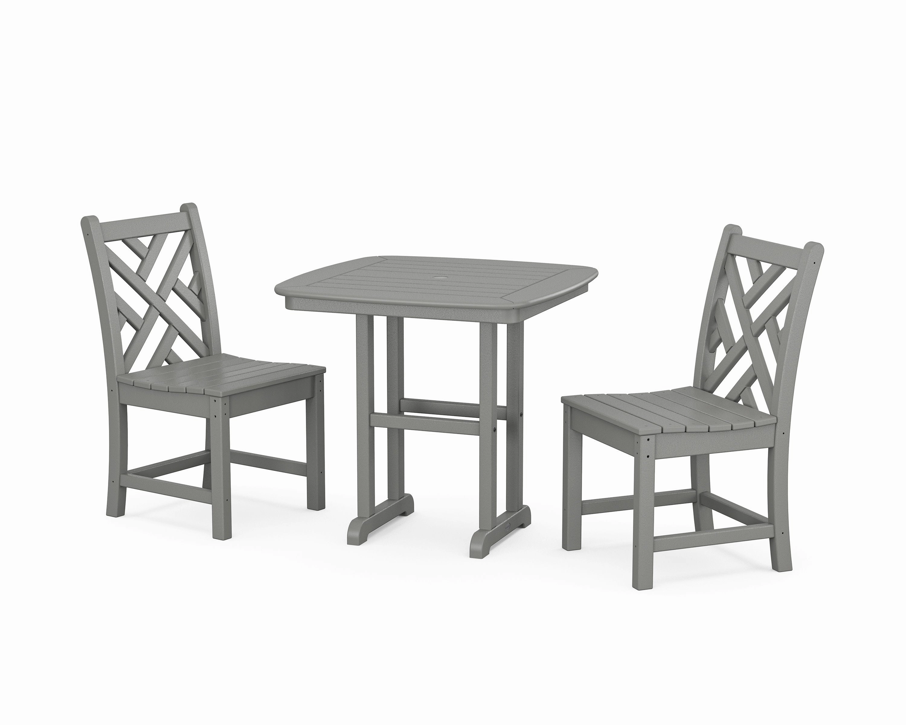 Chippendale Side Chair 3-Piece Dining Setoutdoor patio furniture set