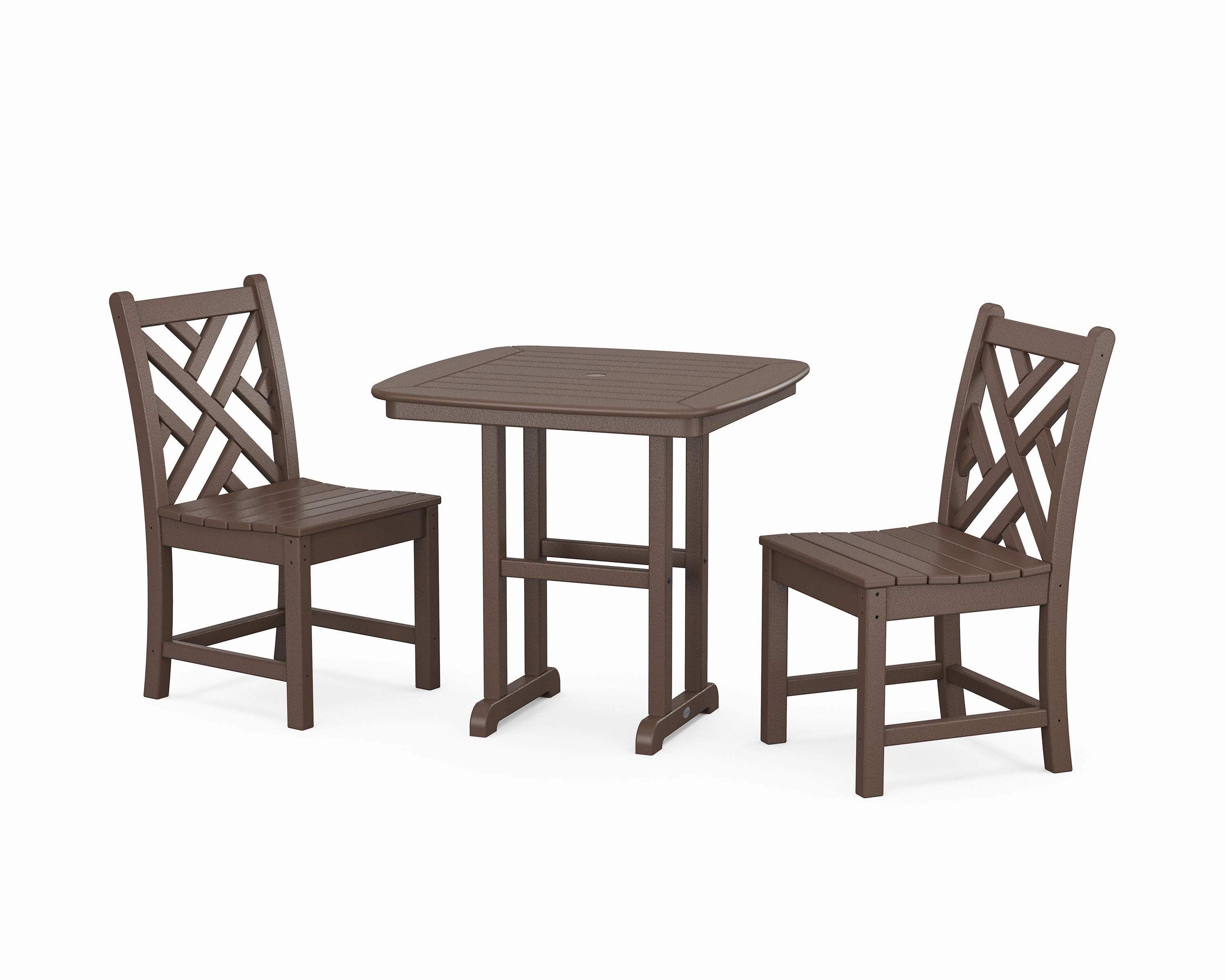 Chippendale Side Chair 3-Piece Dining Set