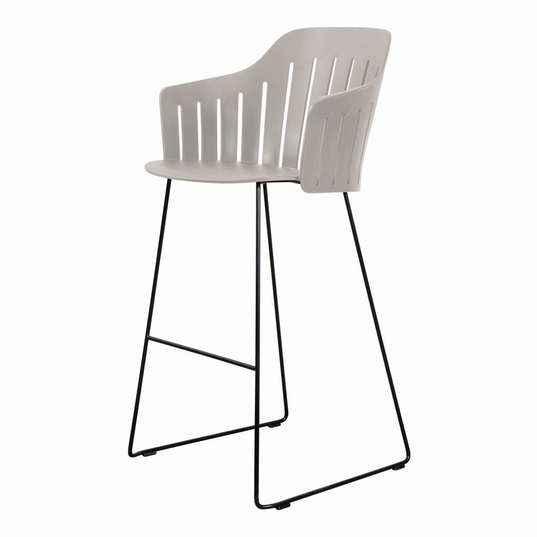 Choice Outdoor Bar Chair - Sled Baseoutdoor patio dining furniture set
