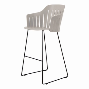 Choice Outdoor Bar Chair - Sled Baseoutdoor patio dining furniture set