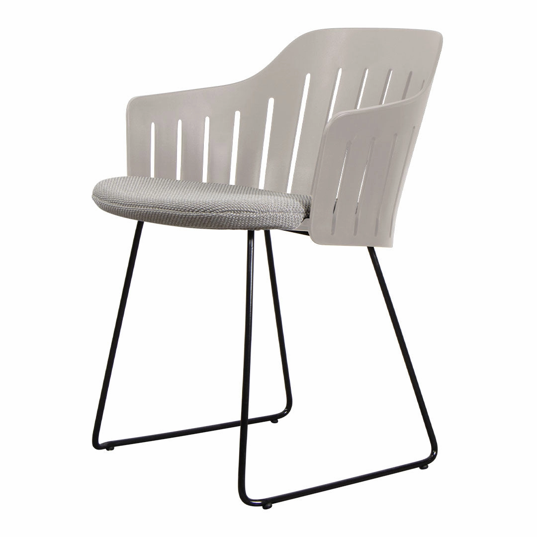 Choice Outdoor Chair - Sled Base - w/ Seat Cushion