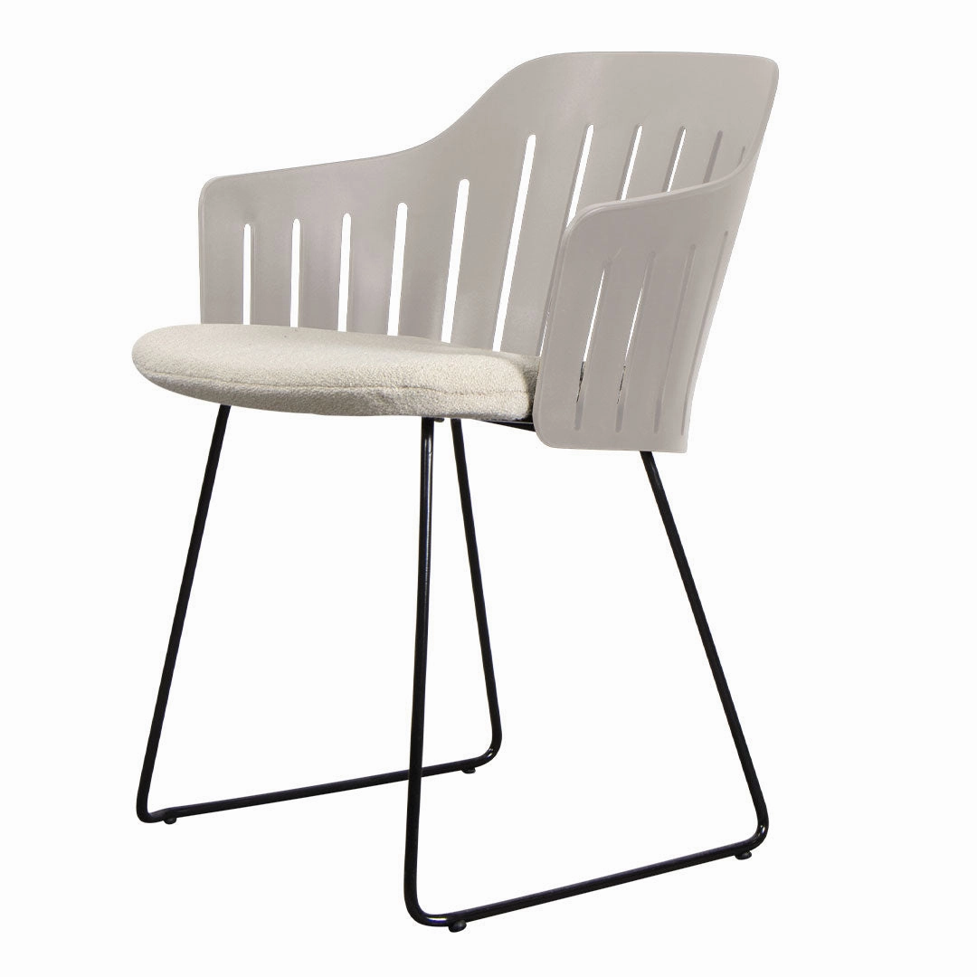 Choice Outdoor Chair - Sled Base - w/ Seat Cushion