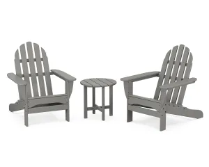 Classic Adirondack 3-Piece Setoutdoor patio dining furniture set