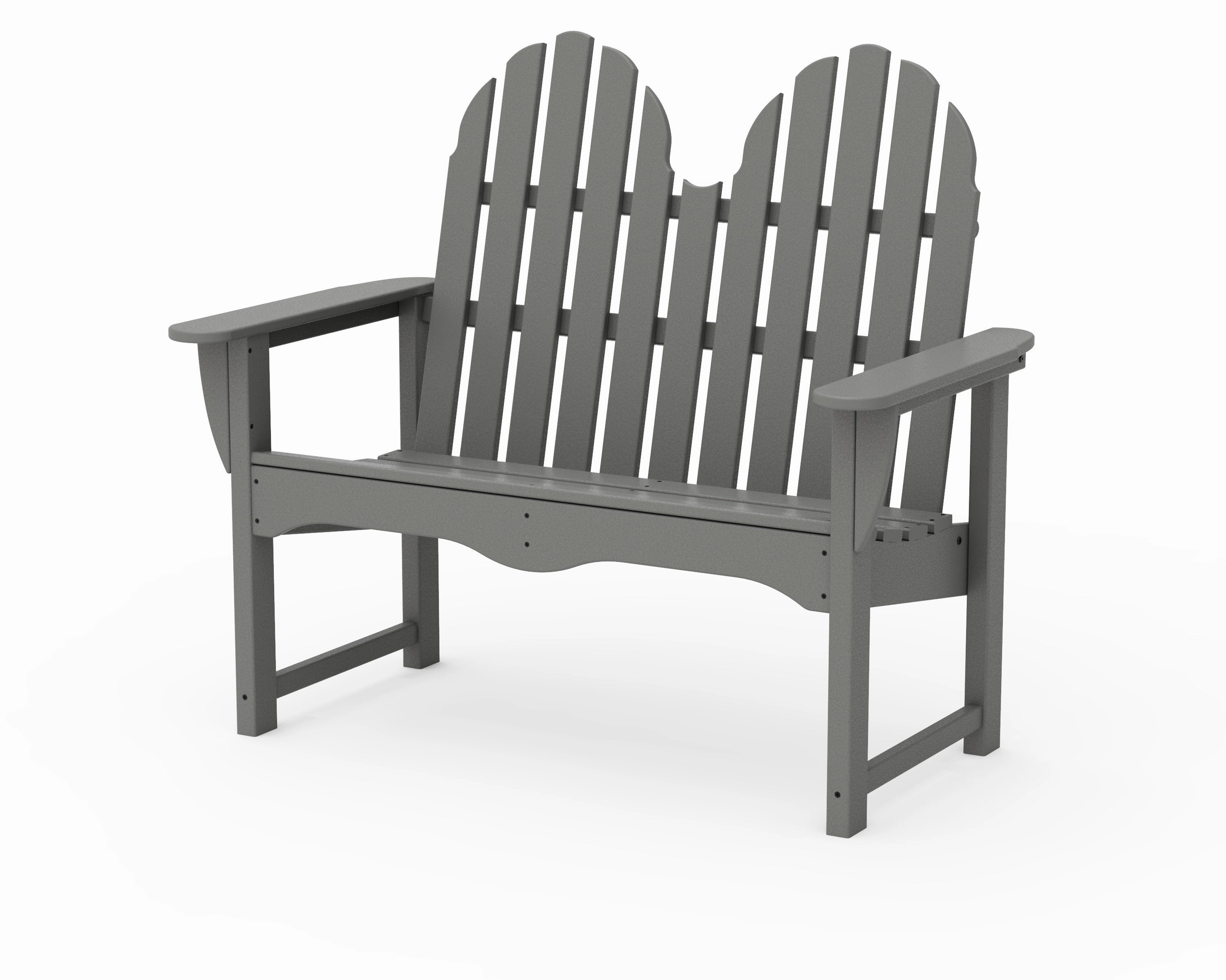 Classic Adirondack 48" Benchoutdoor patio dining furniture set