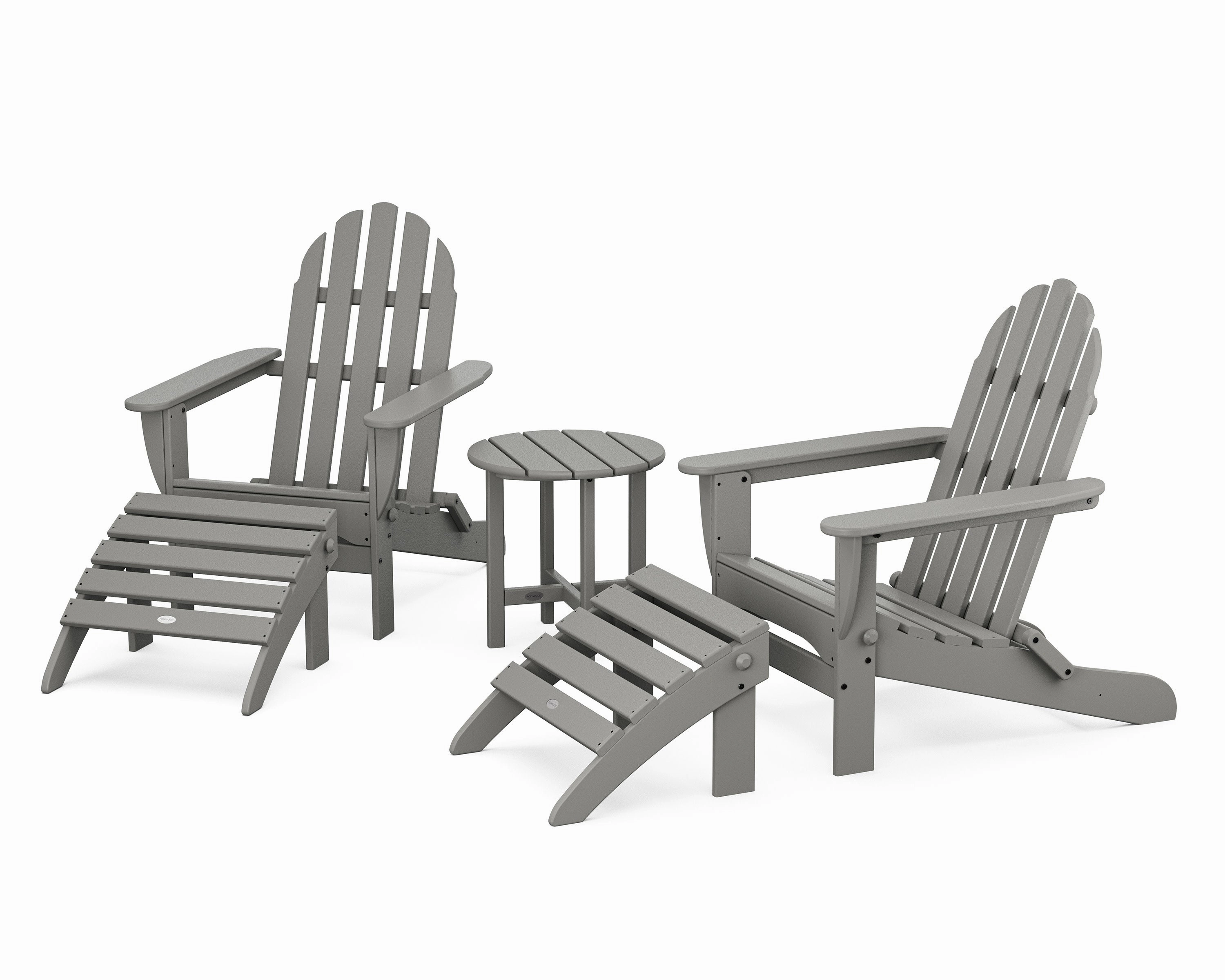 Classic Adirondack 5-Piece Casual Setoutdoor patio dining furniture set