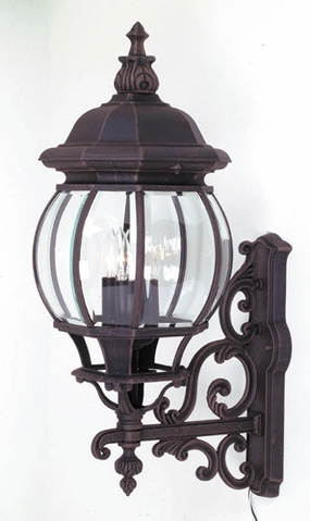 Classico Four Light Outdoor Wall Mount RustOutdoor wall sconces with motion sensor