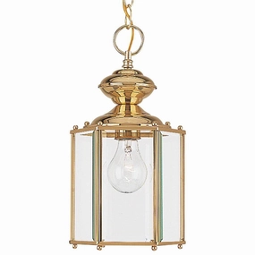 Classico One Light Outdoor Semi-Flush Convertible Pendant (with Bulbs)Weatherproof outdoor lighting