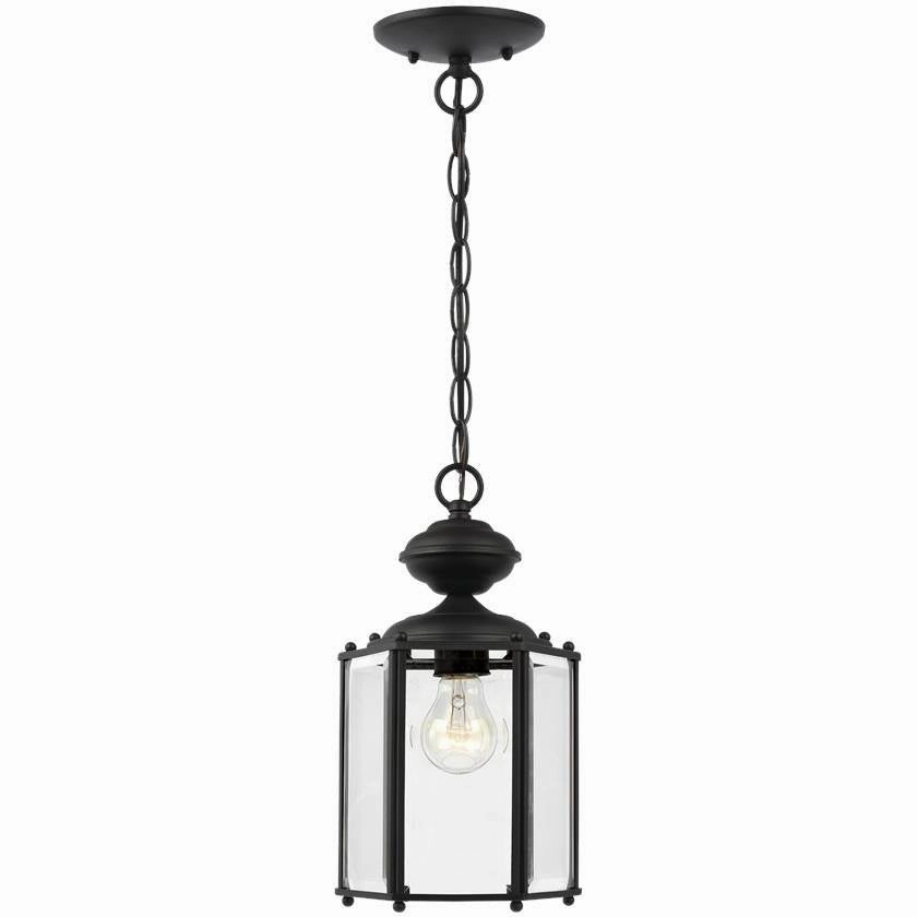 Classico One Light Outdoor Semi-Flush Convertible Pendant (with Bulbs)