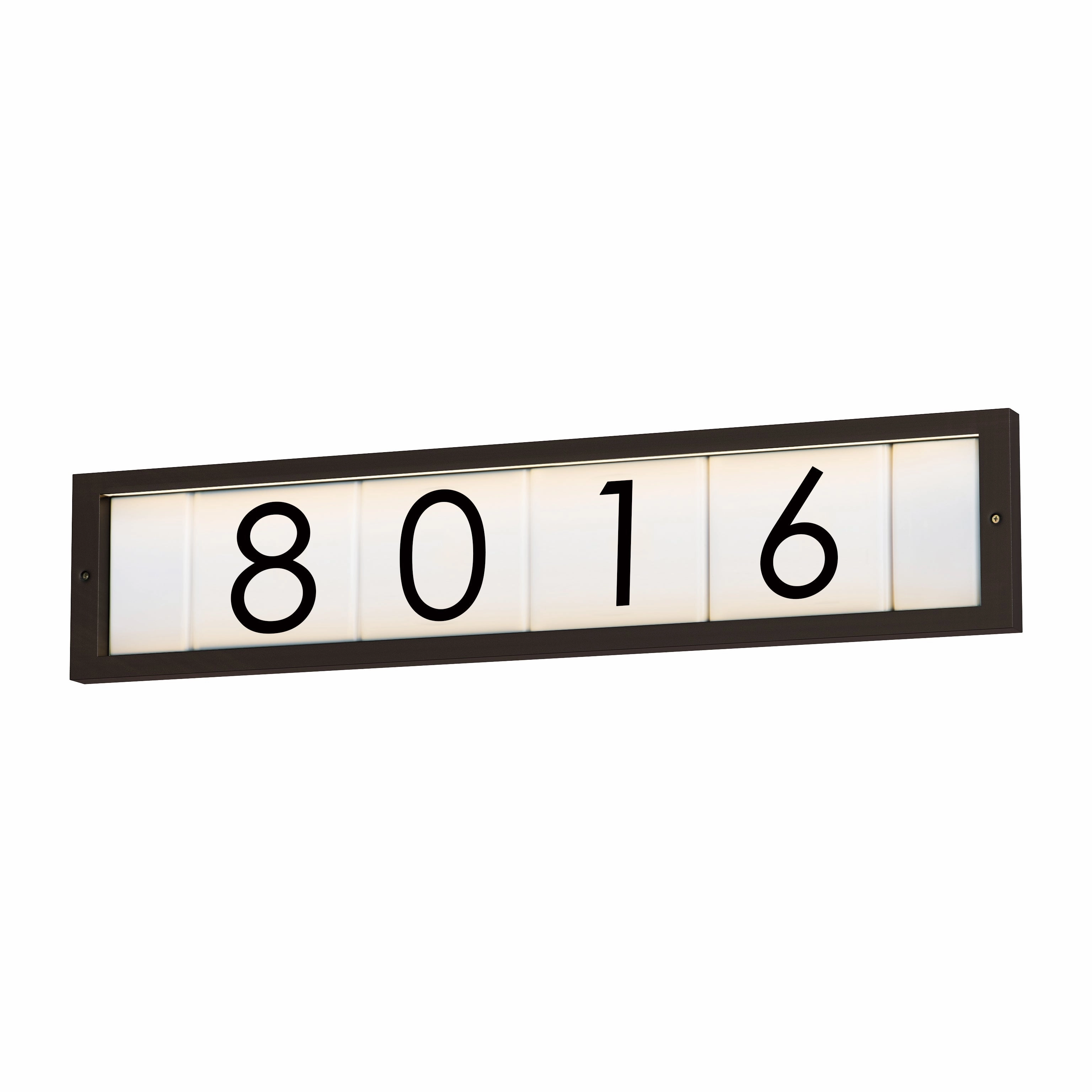 Clean 25" LED Address Frame