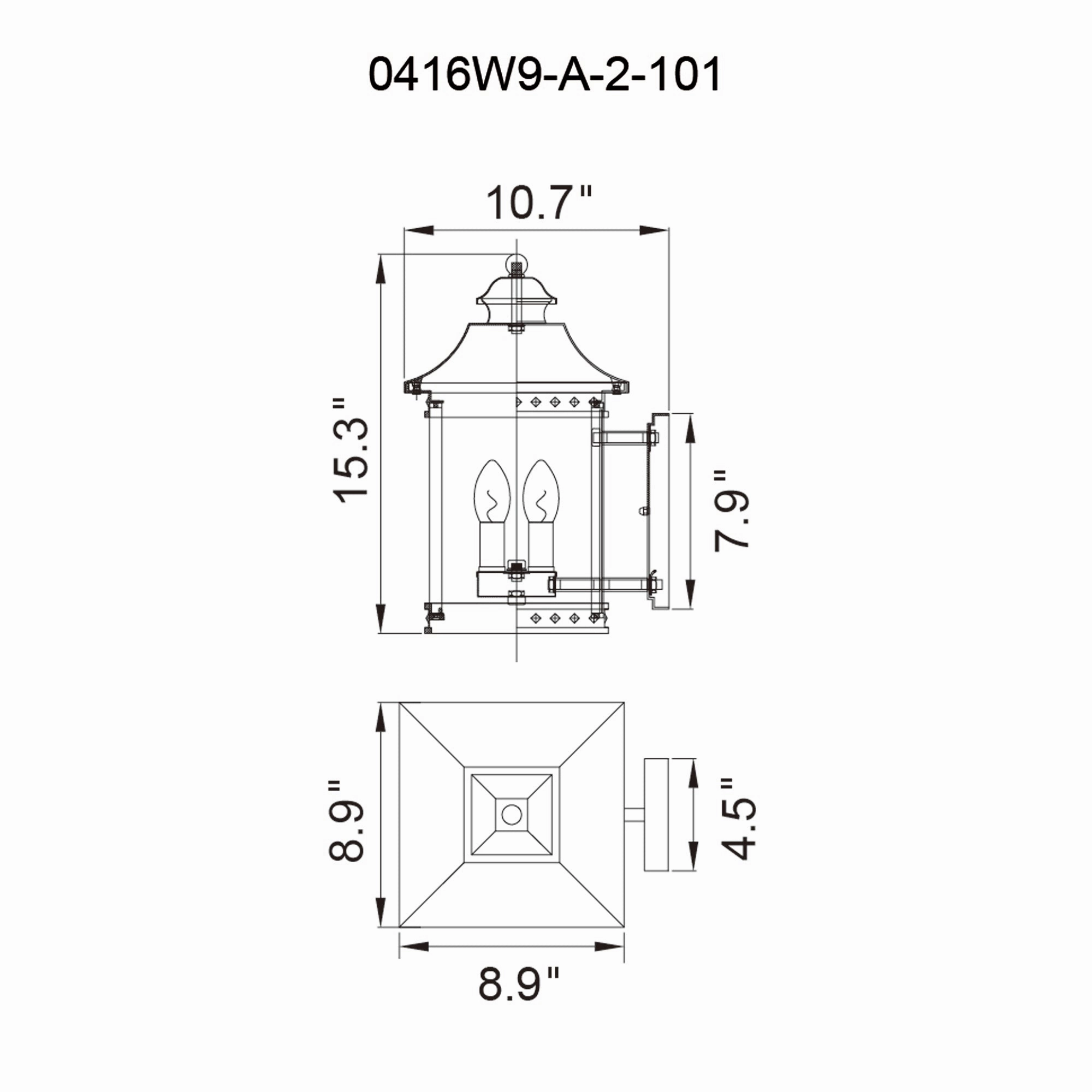 Cleveland 2-Light Outdoor Wall Light