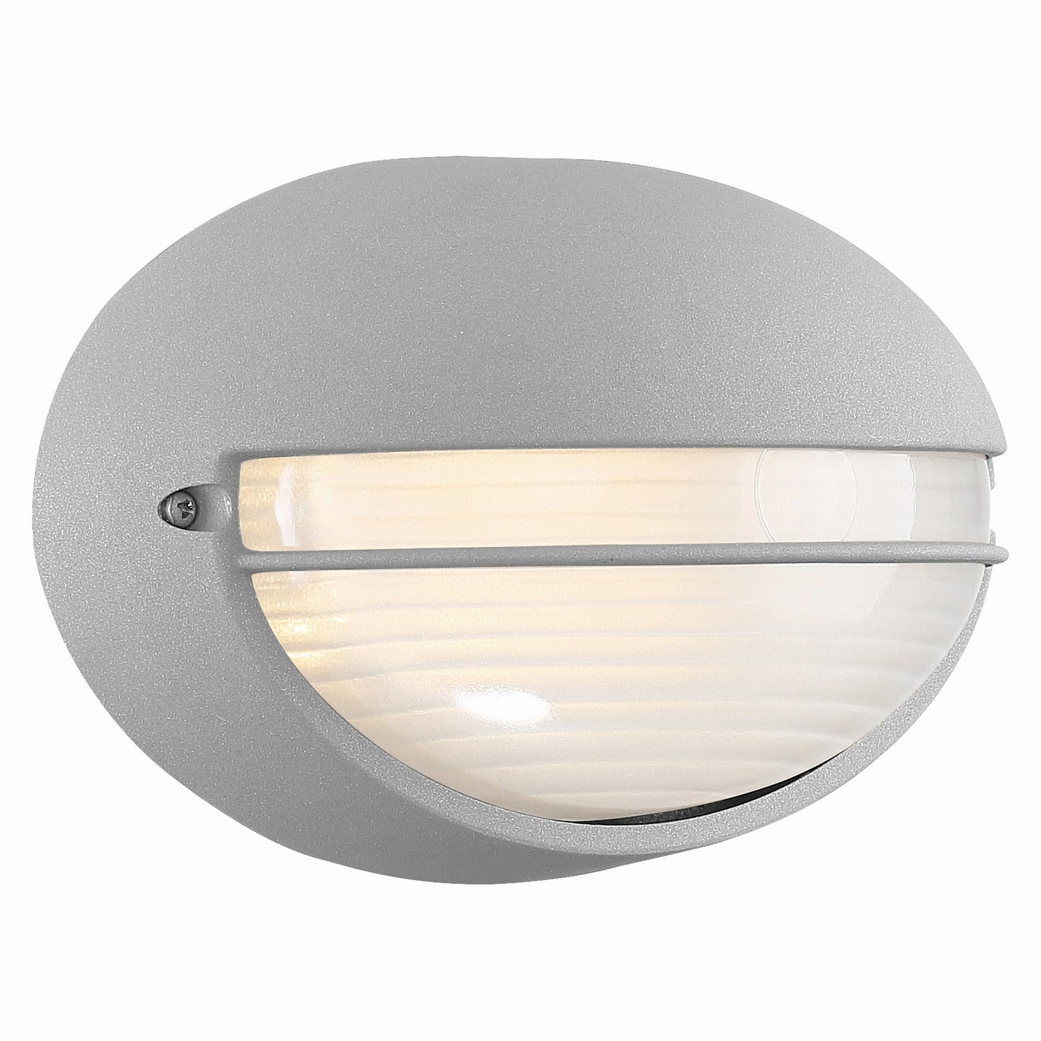Clifton Oval LED Bulkhead SatinOutdoor wall sconces with motion sensor
