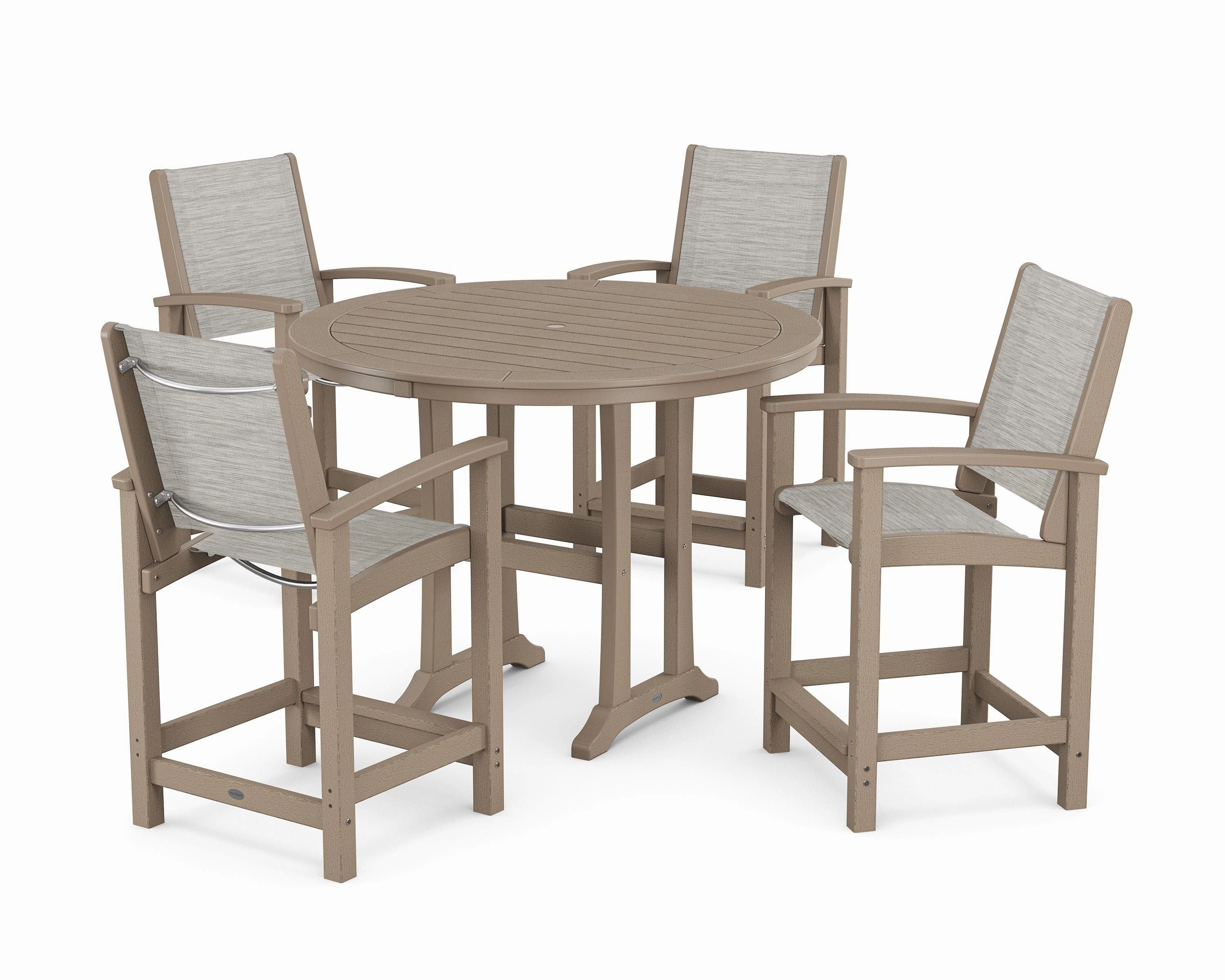 Coastal 5-Piece Counter Set