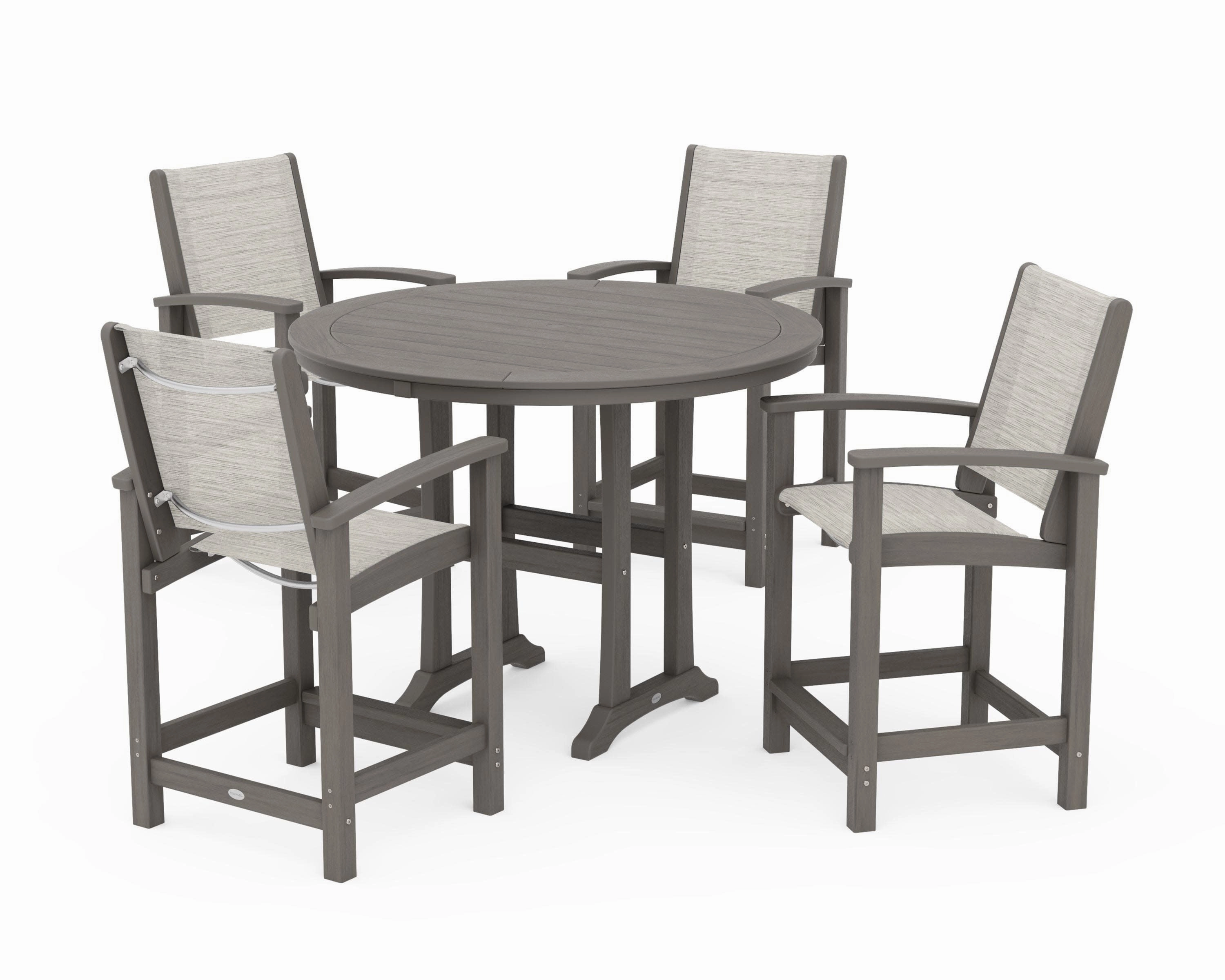 Coastal 5-Piece Counter Set