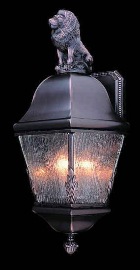 Coeur De Lion Three Light Exterior Wall Mount Siena BronzeOutdoor wall sconces with motion sensor