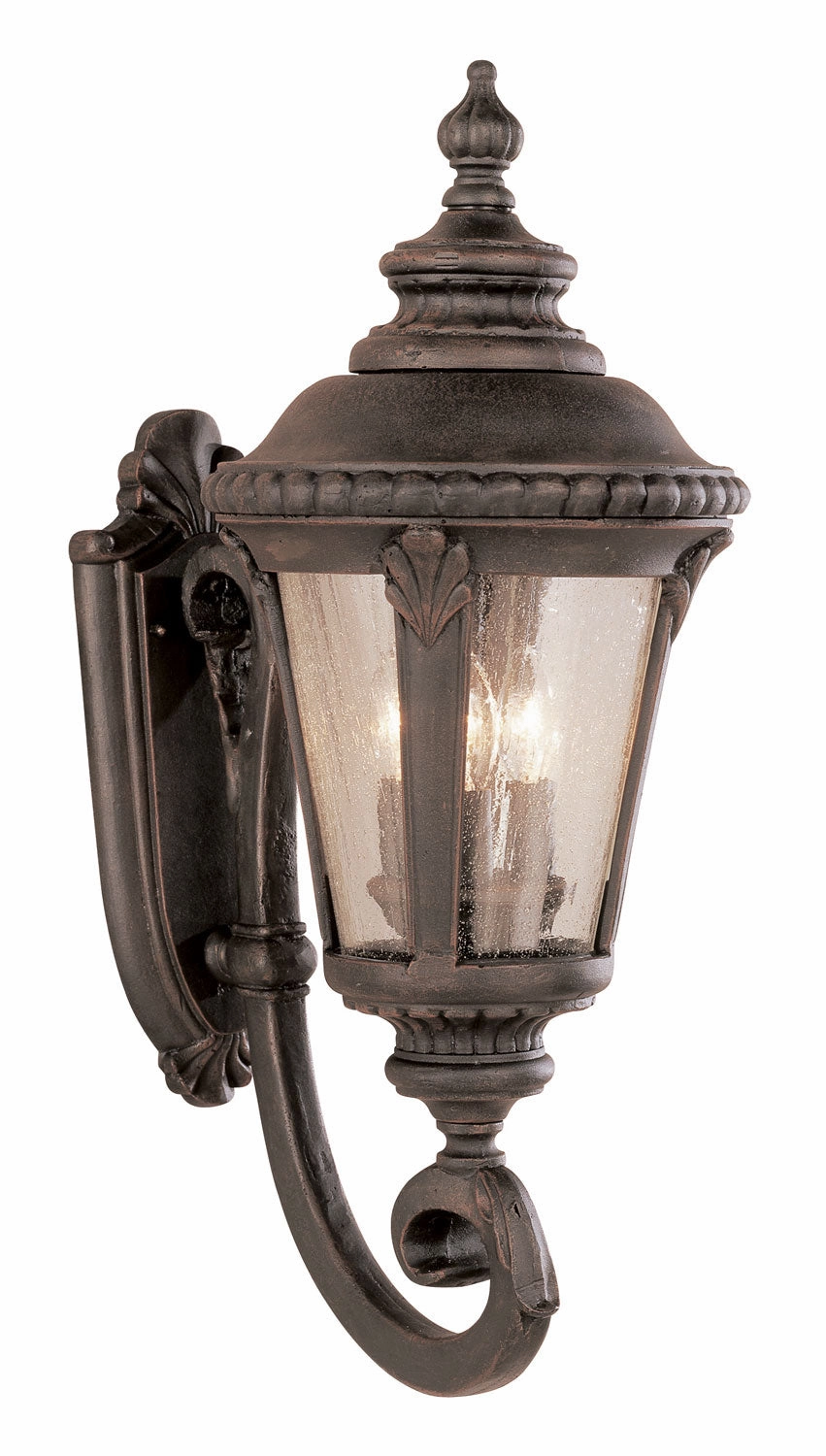 Commons Three Light Wall Lantern RustOutdoor wall sconces with motion sensor