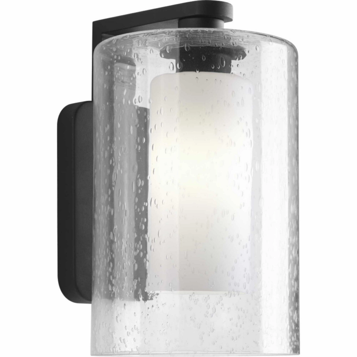 Compel One Light Wall Lantern BlackOutdoor wall sconces with motion sensor