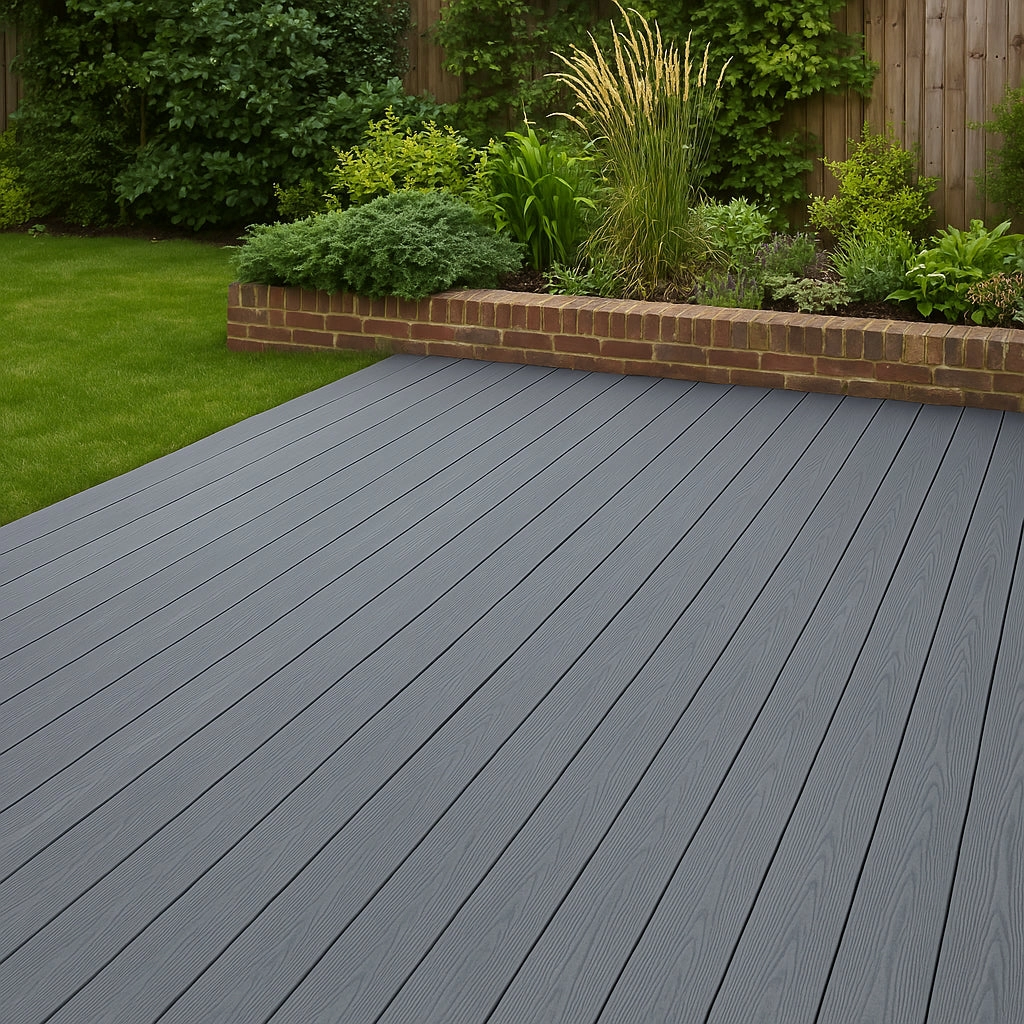 Composite Decking Boards x 5  Grey