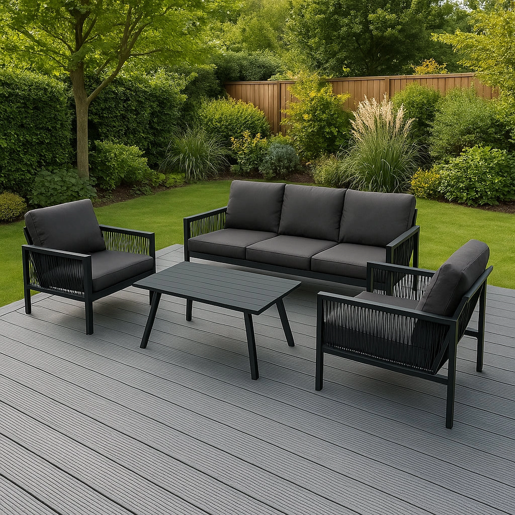 Composite Decking Boards x 5  Grey