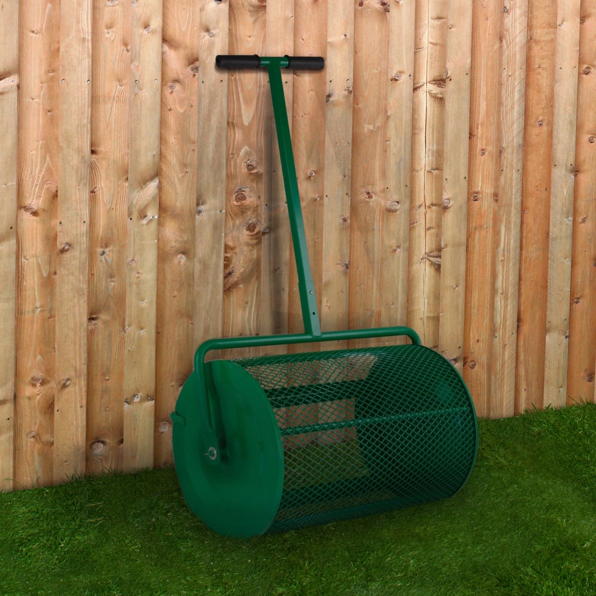 Compost & Peat Moss Spreader - Green