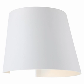 Cone LED Wallwasher WhiteOutdoor wall sconces with motion sensor