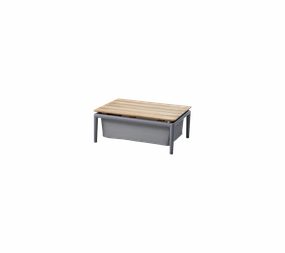 Conic box tableoutdoor side table for patio furniture
