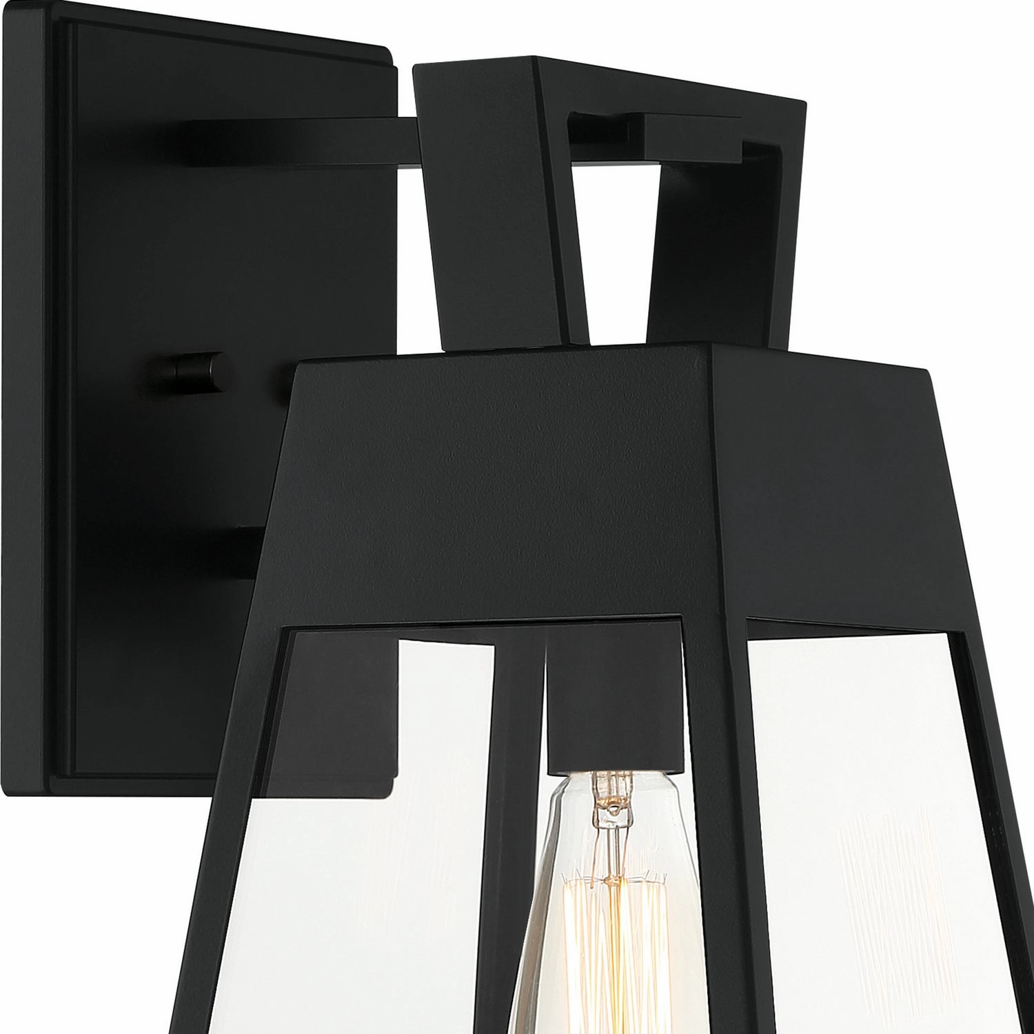 Cooper One Light Wall Lantern Matte Black