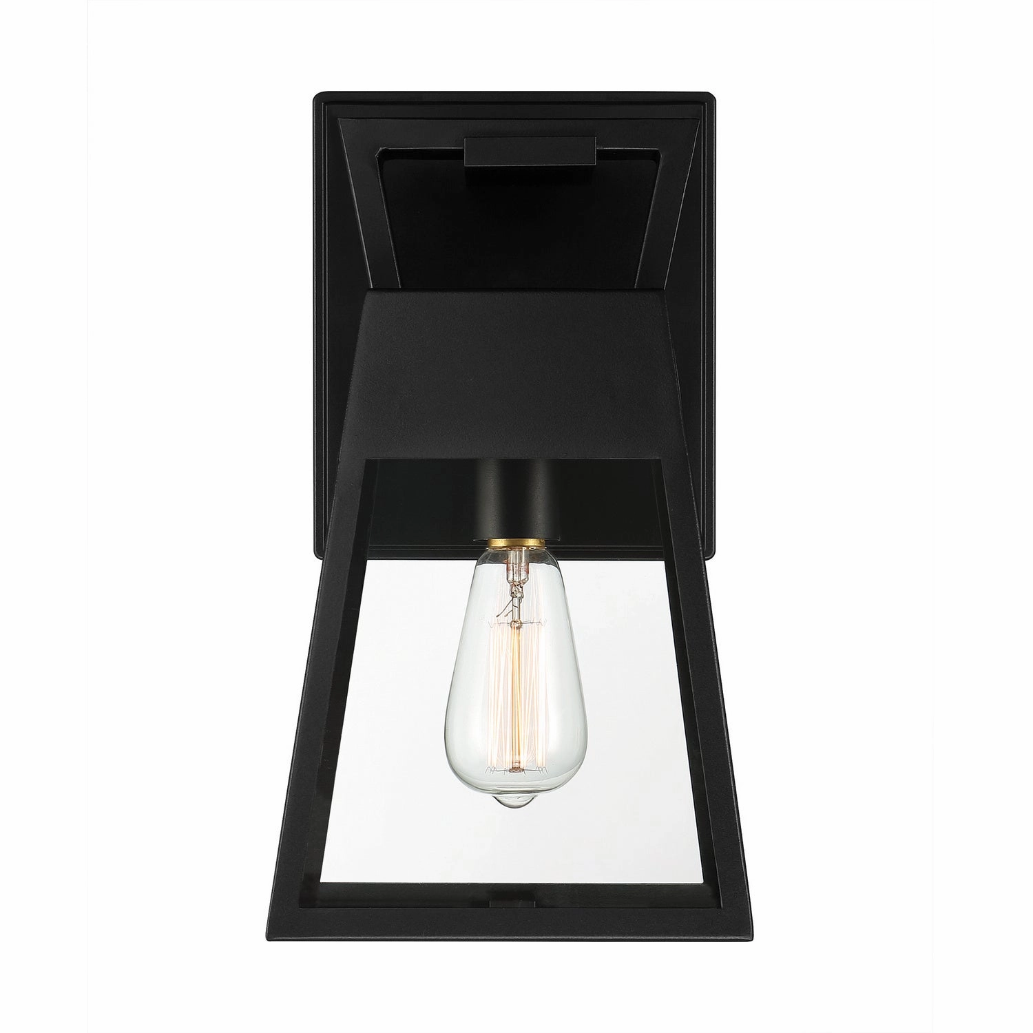 Cooper One Light Wall Lantern Matte Black