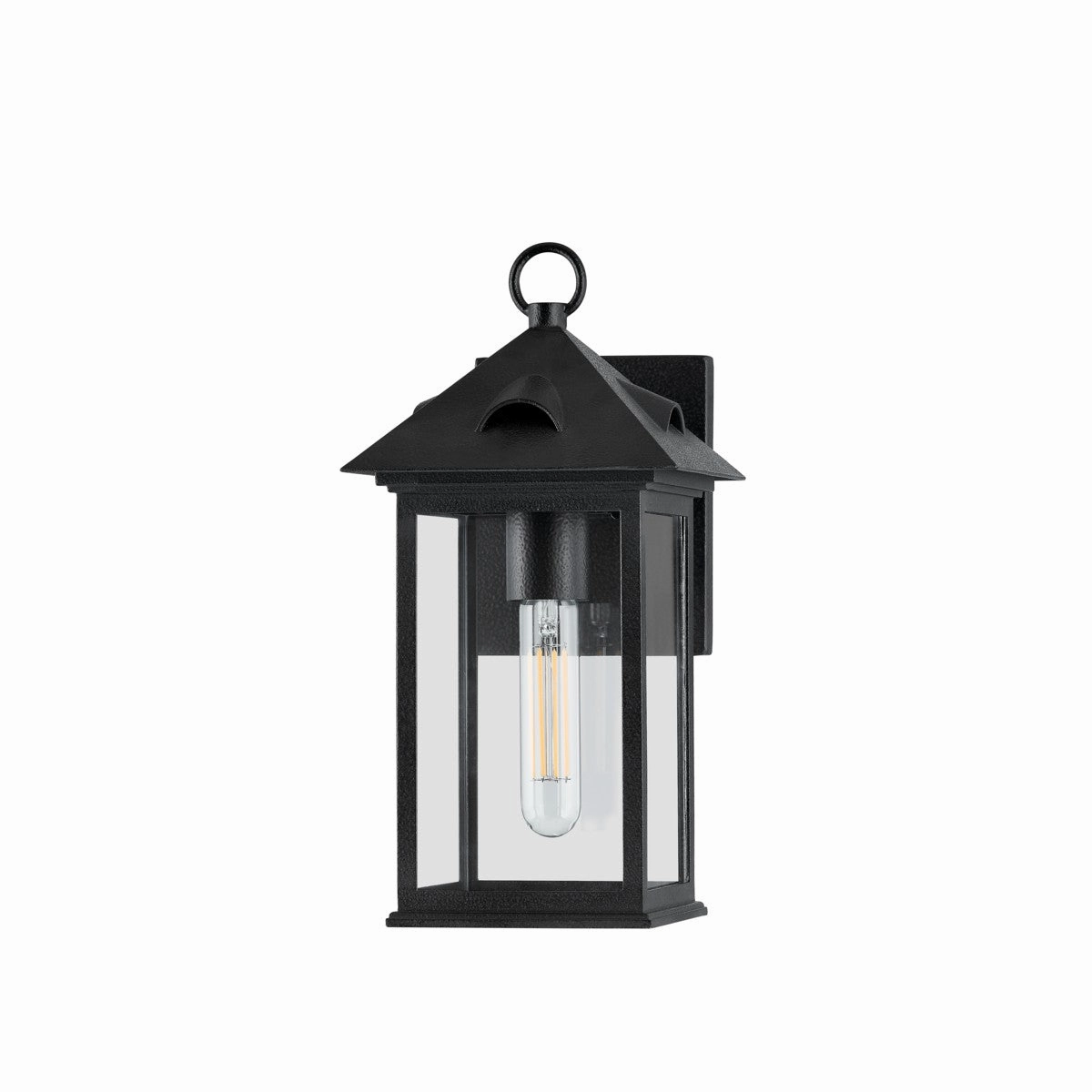 Corning One Light Outdoor Wall Sconce Forged IronOutdoor wall sconces with motion sensor