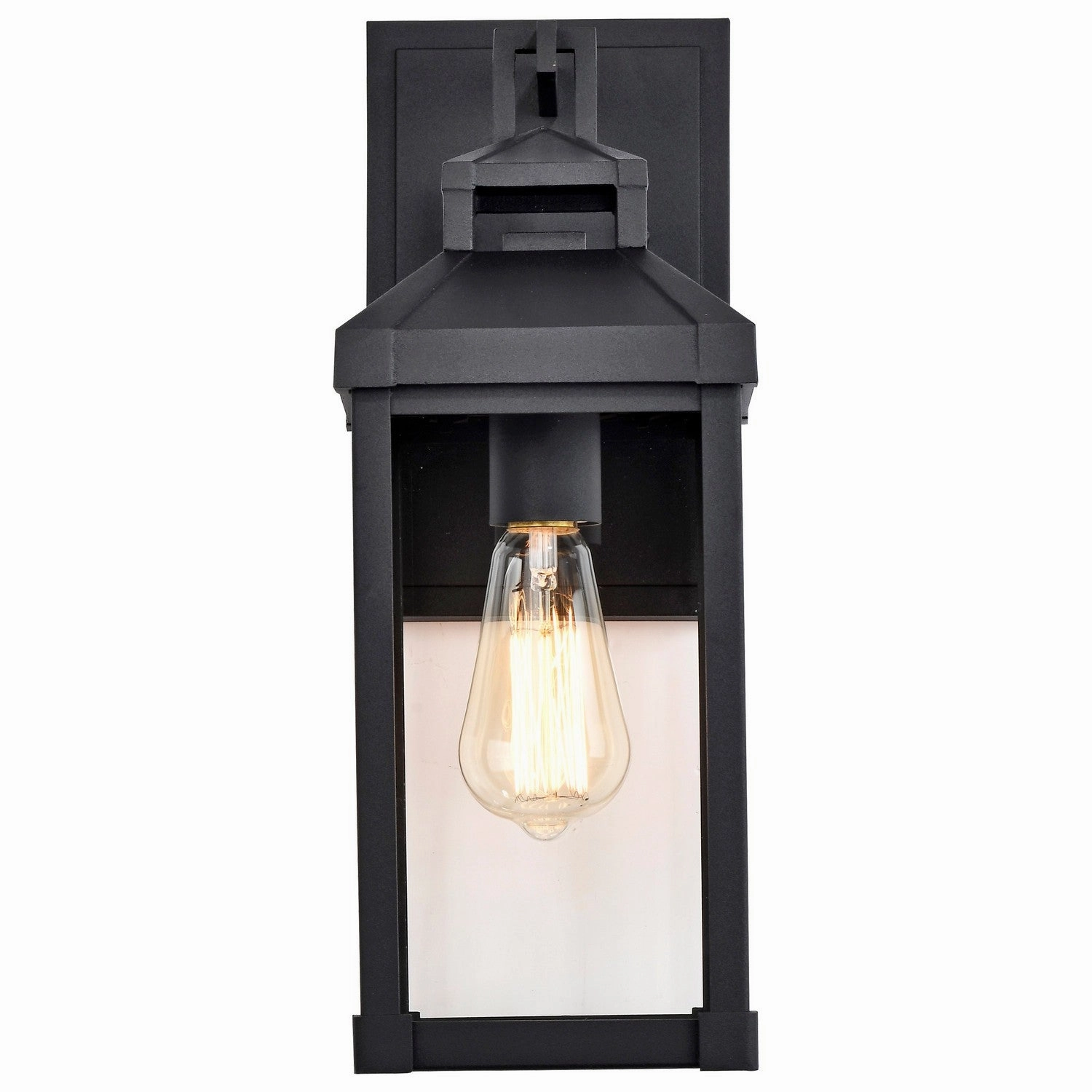 Corning One Light Wall Lantern Matte Black