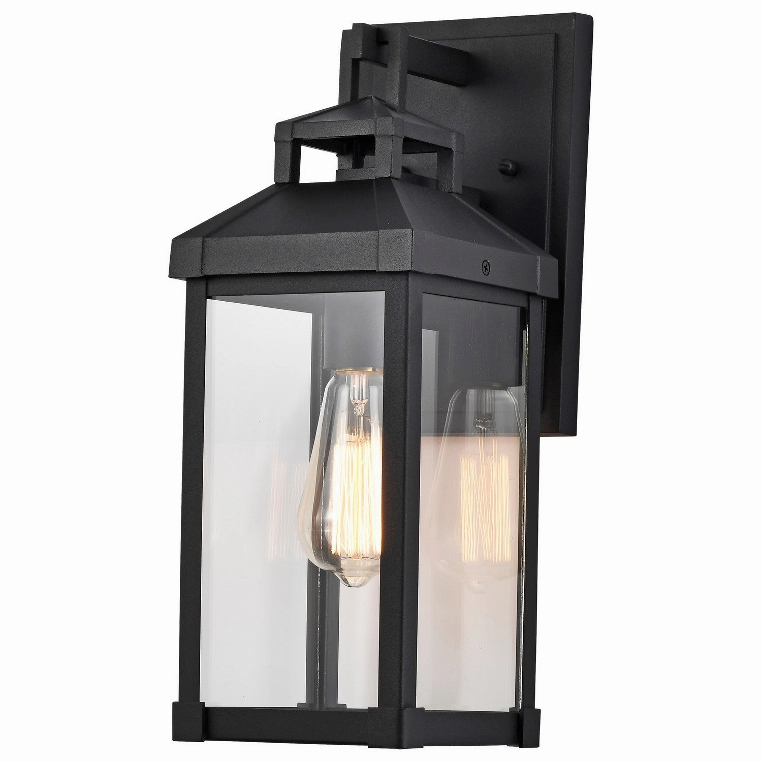 Corning One Light Wall Lantern Matte Black