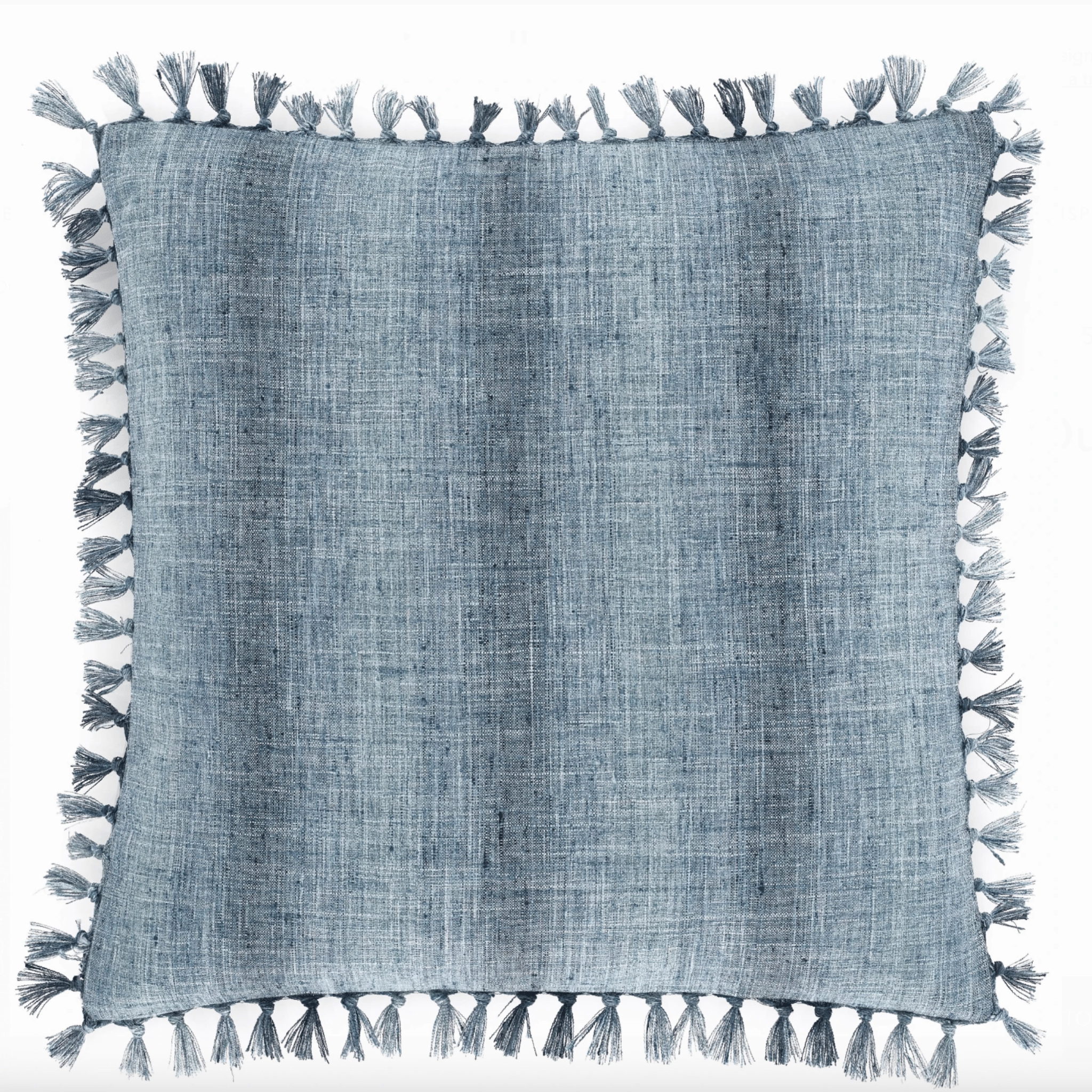 Coronado Indigo Indoor/Outdoor Decorative Pillow Coverwaterproof outdoor throw pillow