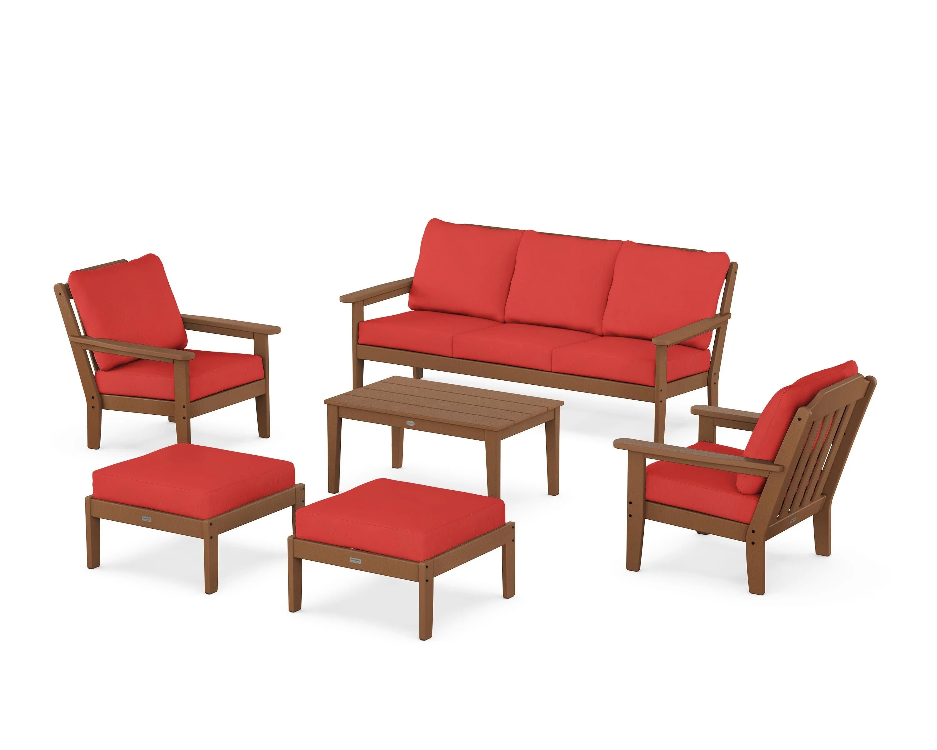 Cottage 6-Piece Lounge Sofa Set