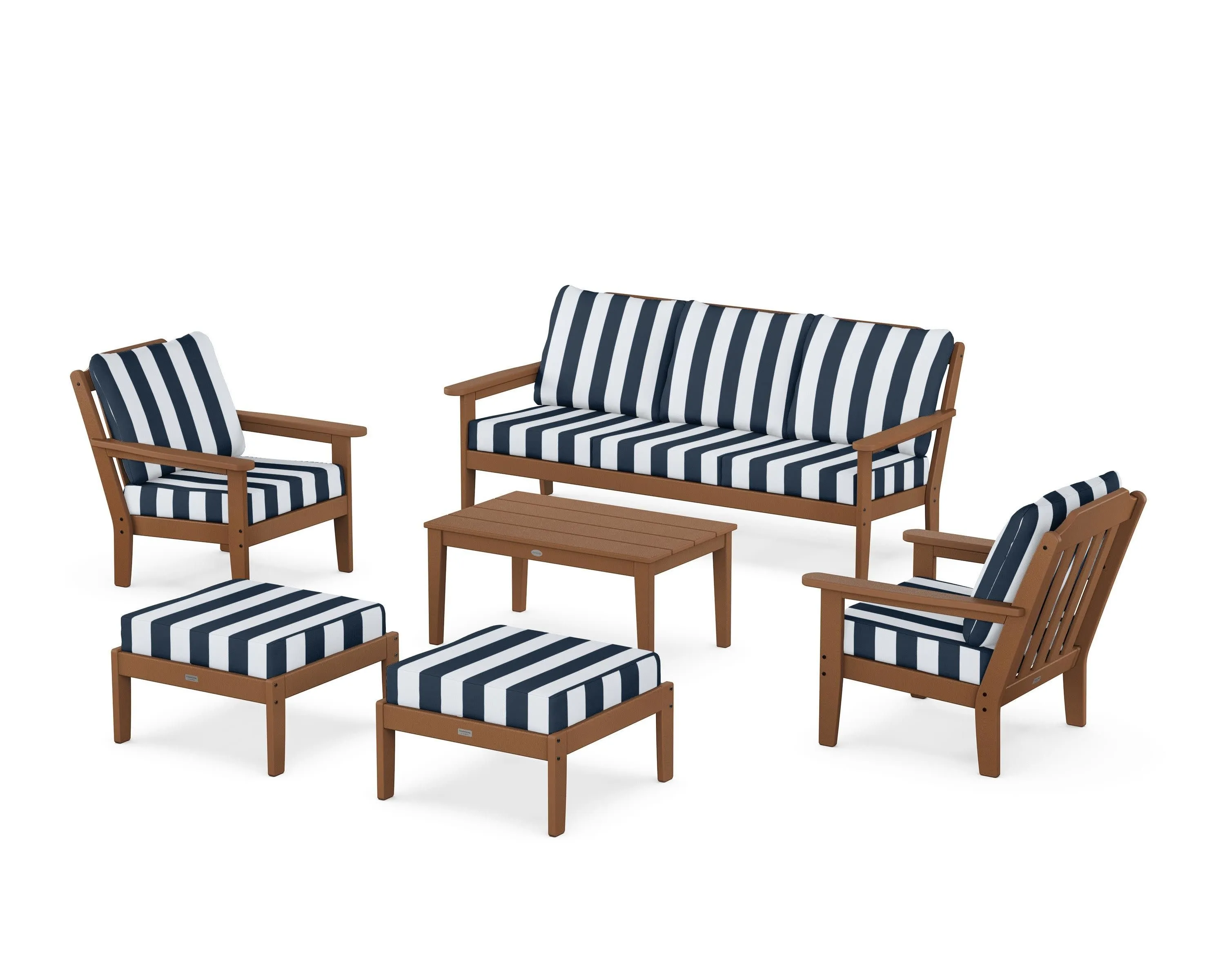 Cottage 6-Piece Lounge Sofa Set