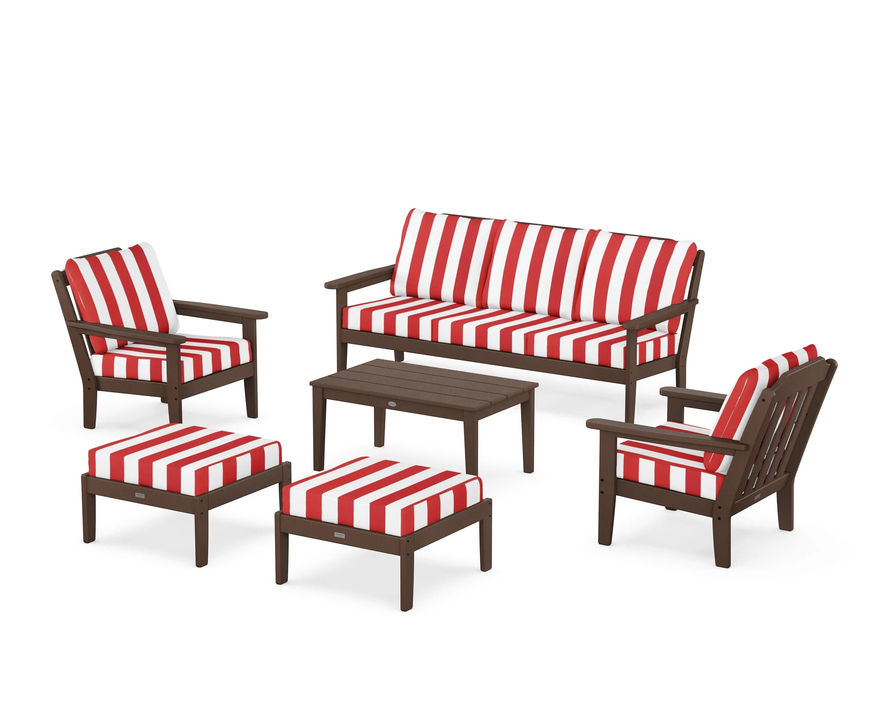 Cottage 6-Piece Lounge Sofa Set