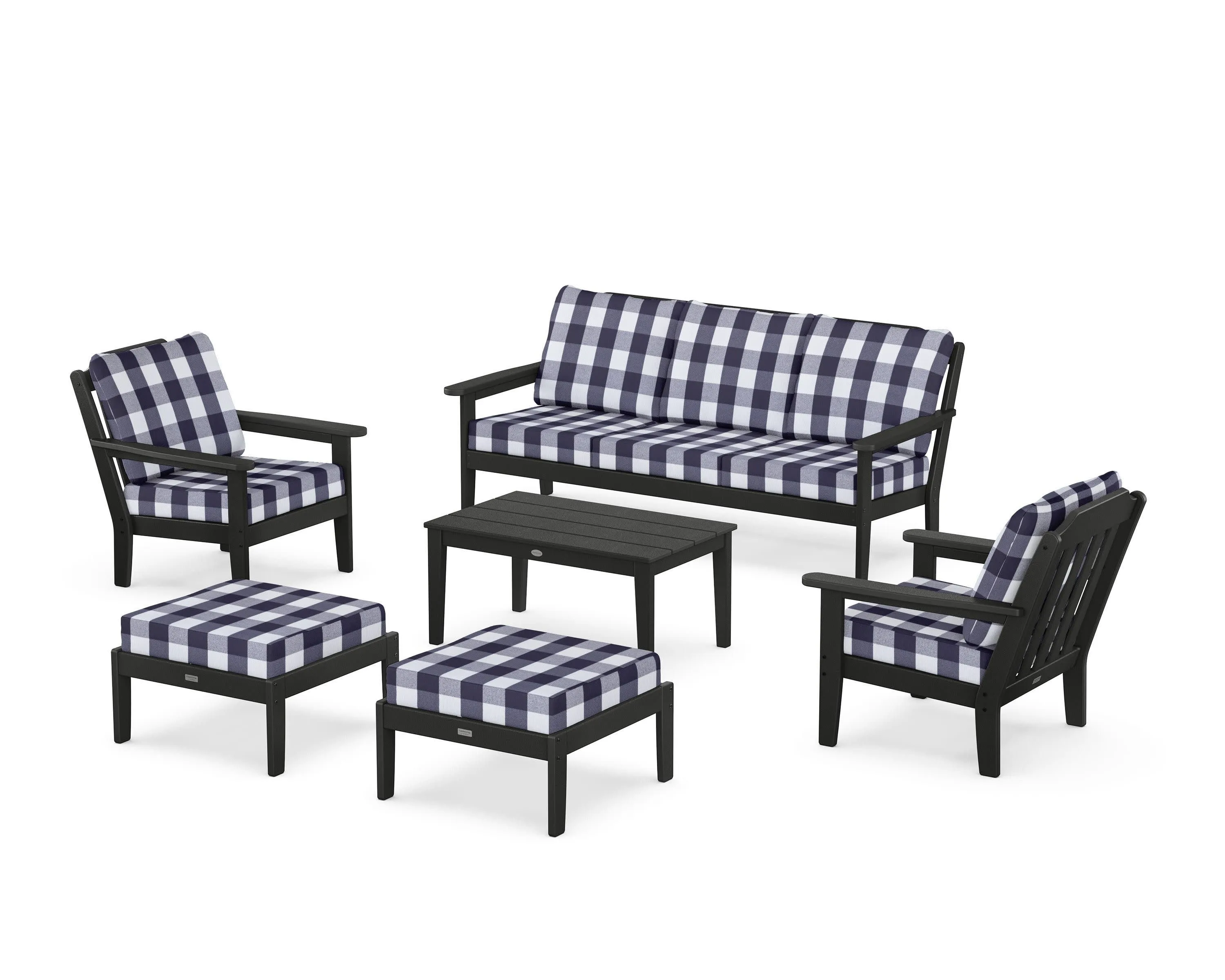 Cottage 6-Piece Lounge Sofa Set