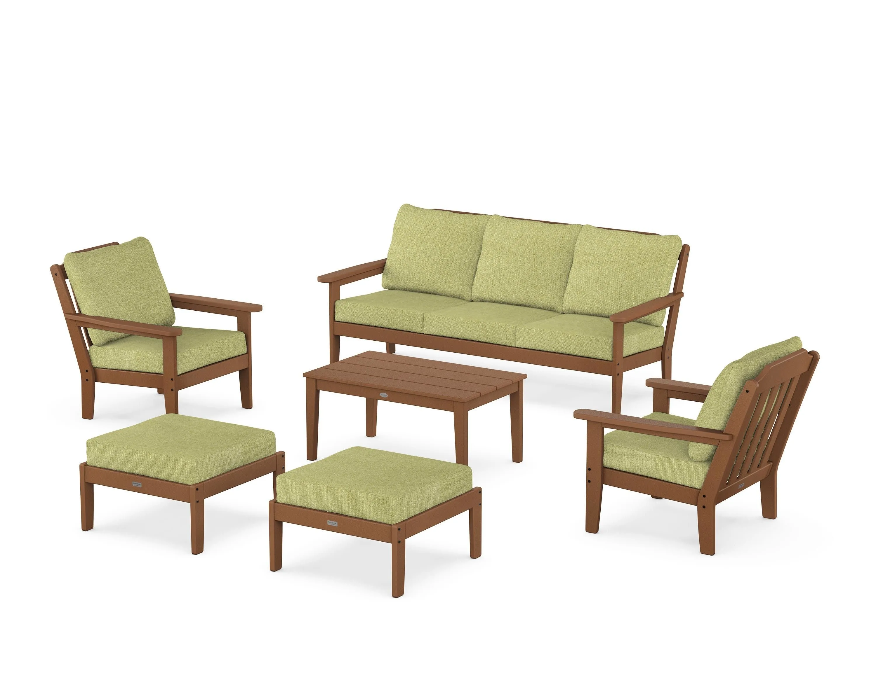 Cottage 6-Piece Lounge Sofa Set