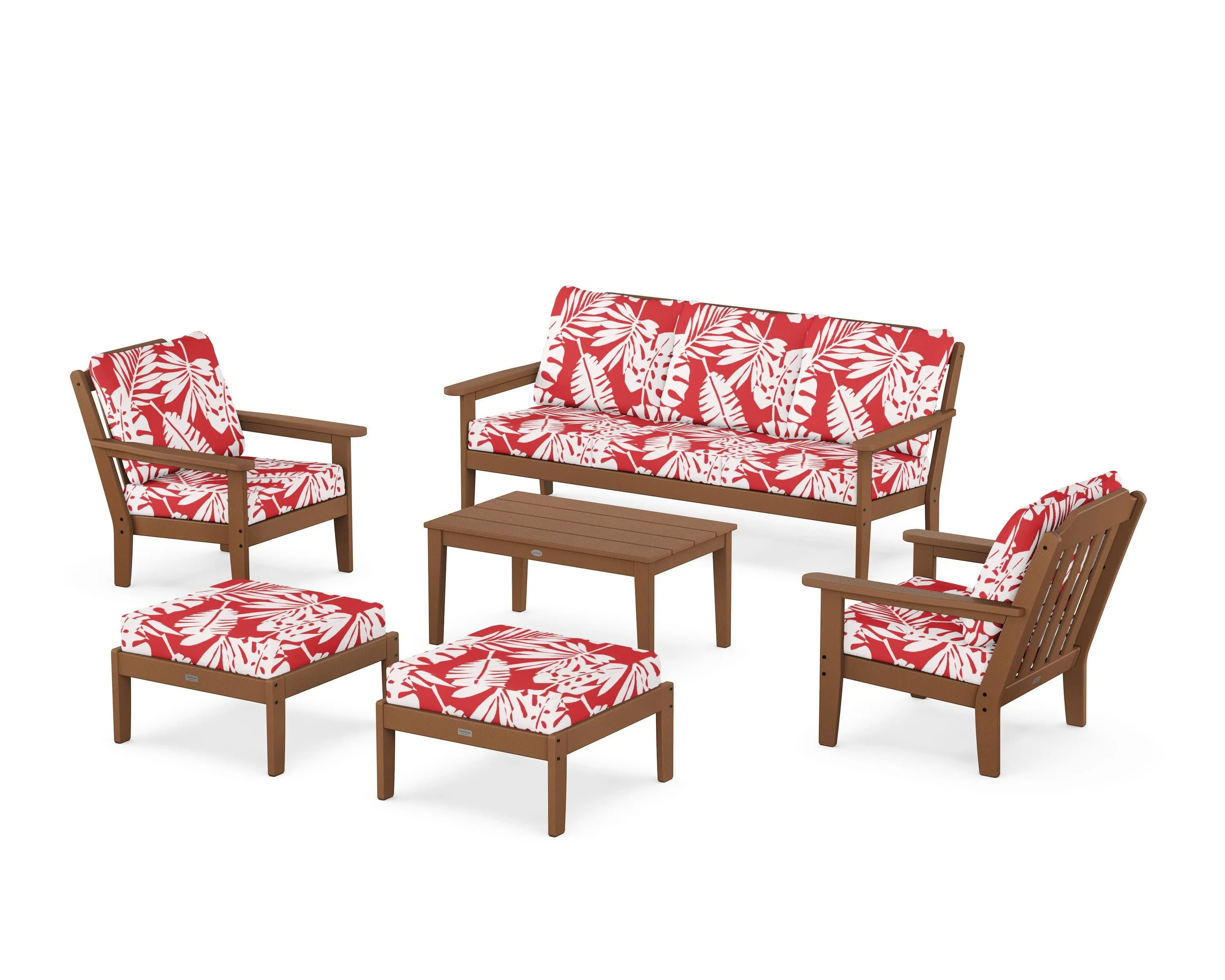 Cottage 6-Piece Lounge Sofa Set