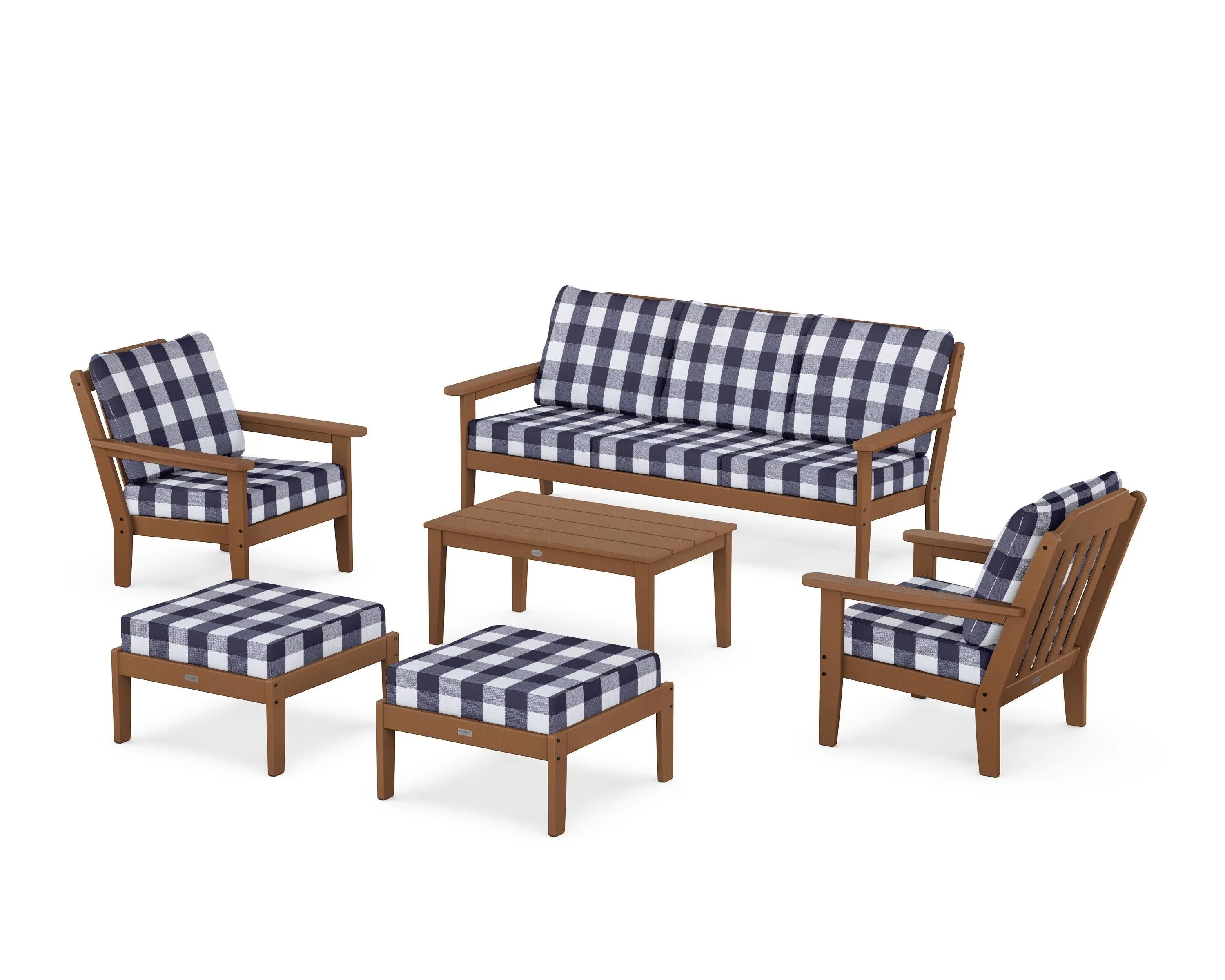 Cottage 6-Piece Lounge Sofa Set
