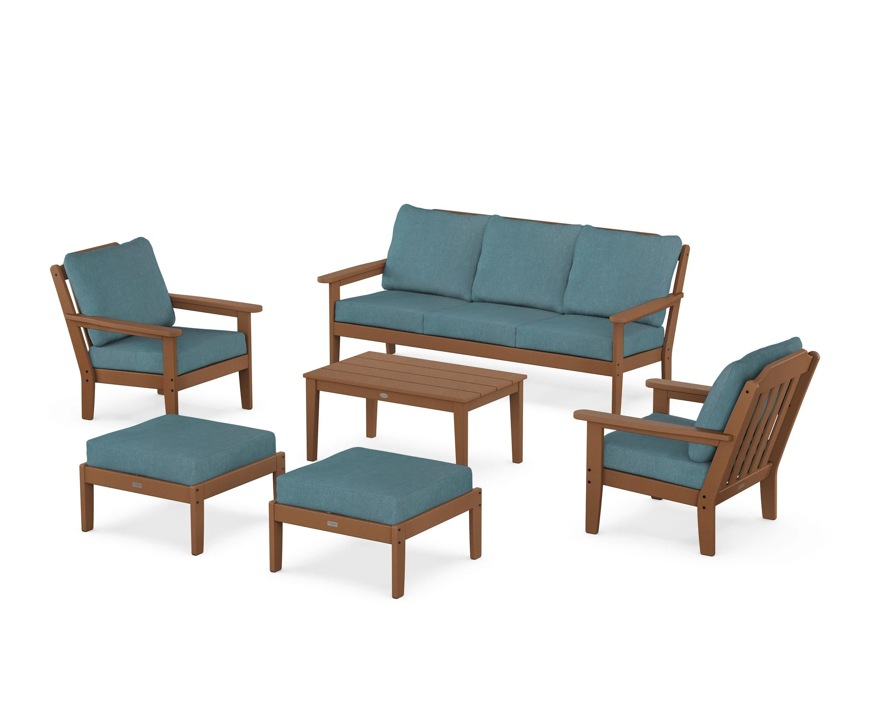 Cottage 6-Piece Lounge Sofa Set