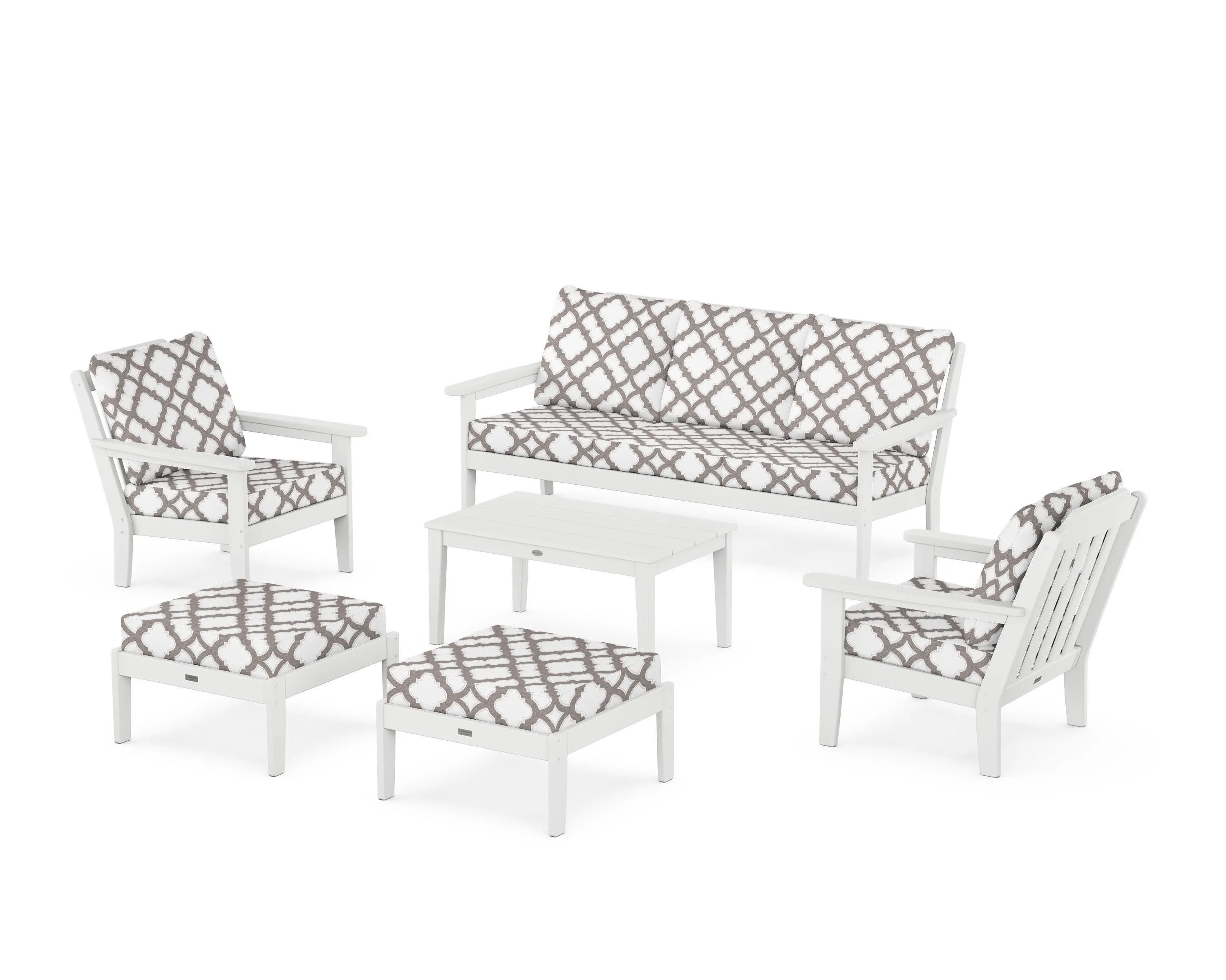 Cottage 6-Piece Lounge Sofa Set