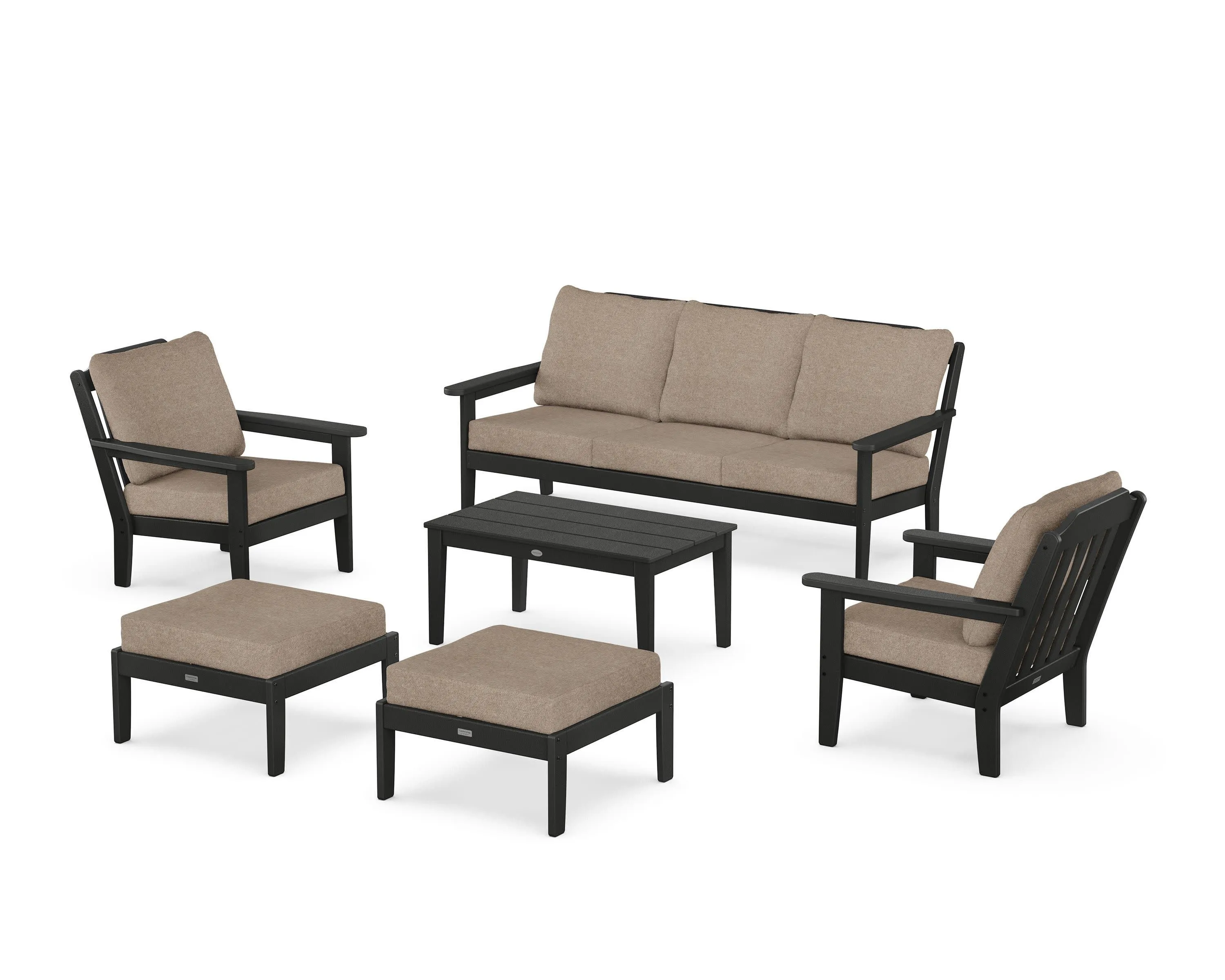 Cottage 6-Piece Lounge Sofa Set