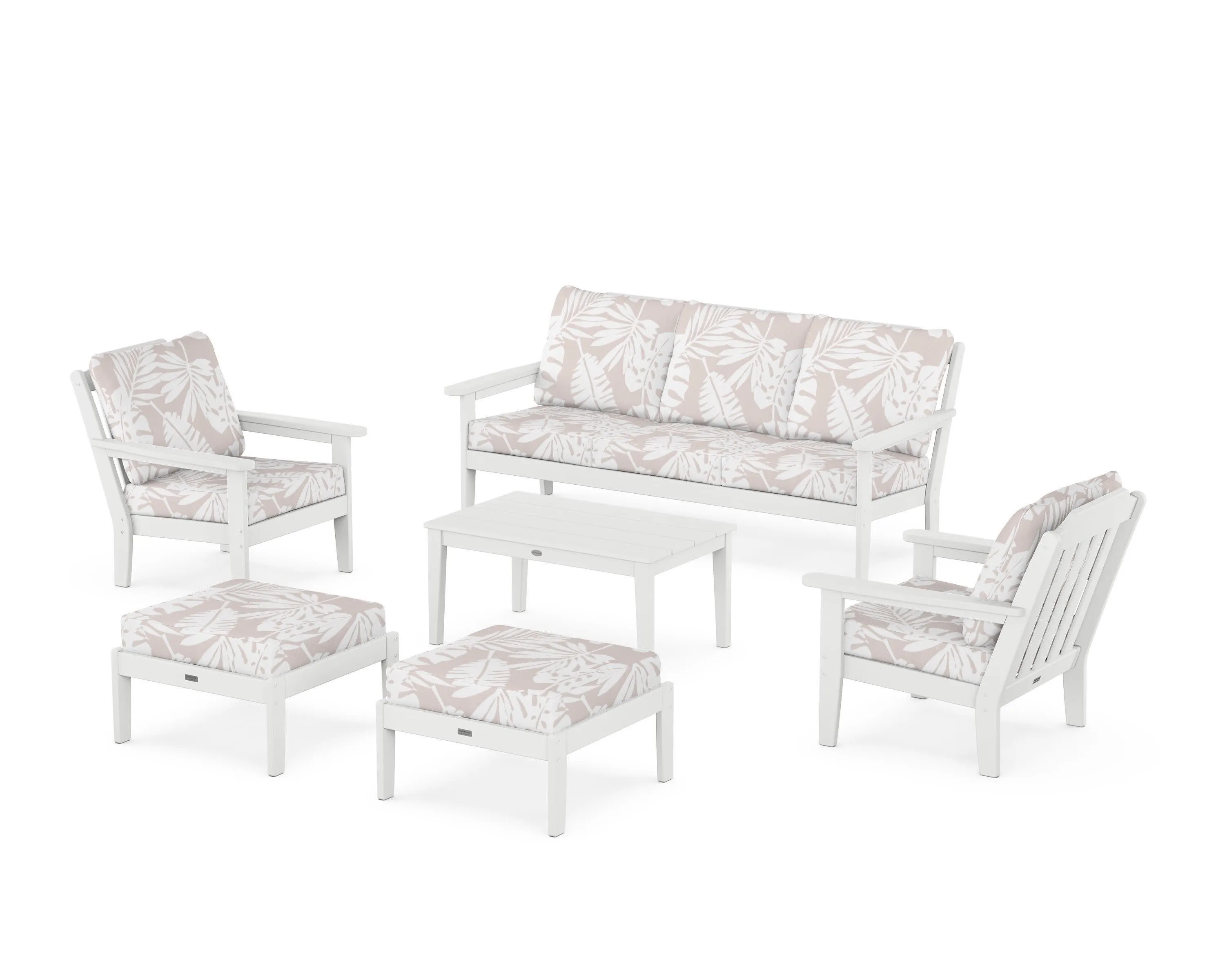 Cottage 6-Piece Lounge Sofa Set