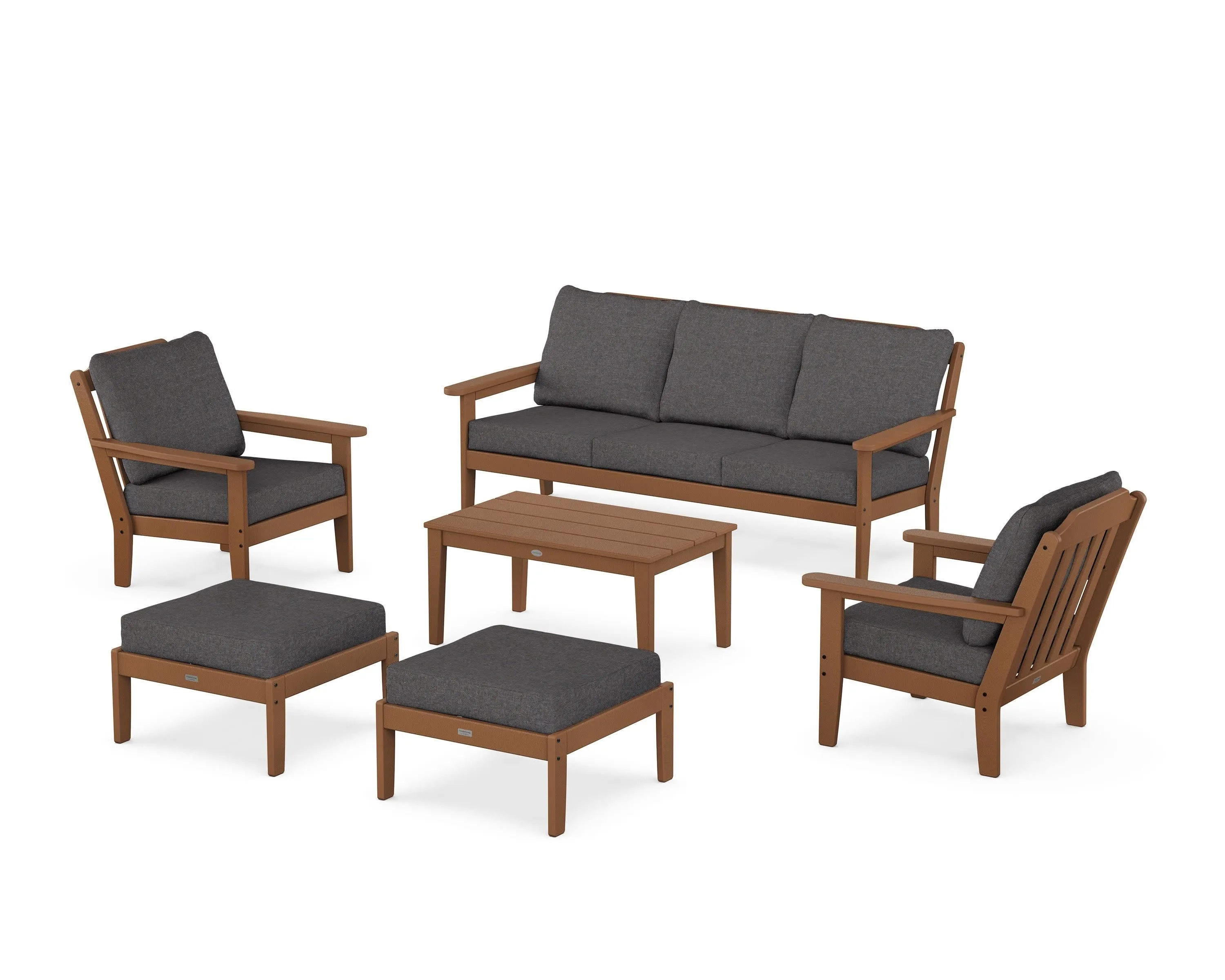 Cottage 6-Piece Lounge Sofa Set