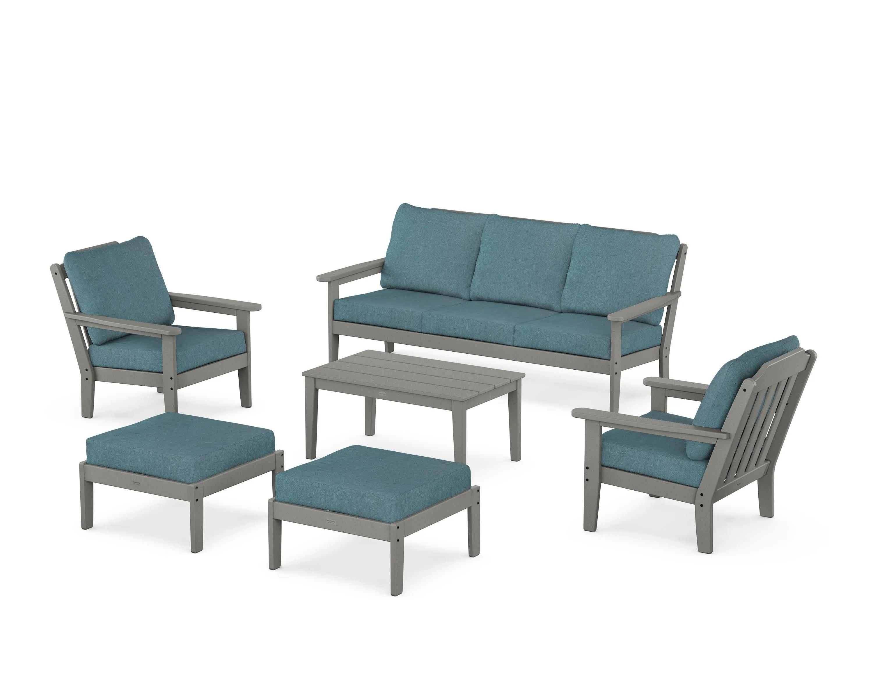 Cottage 6-Piece Lounge Sofa Set