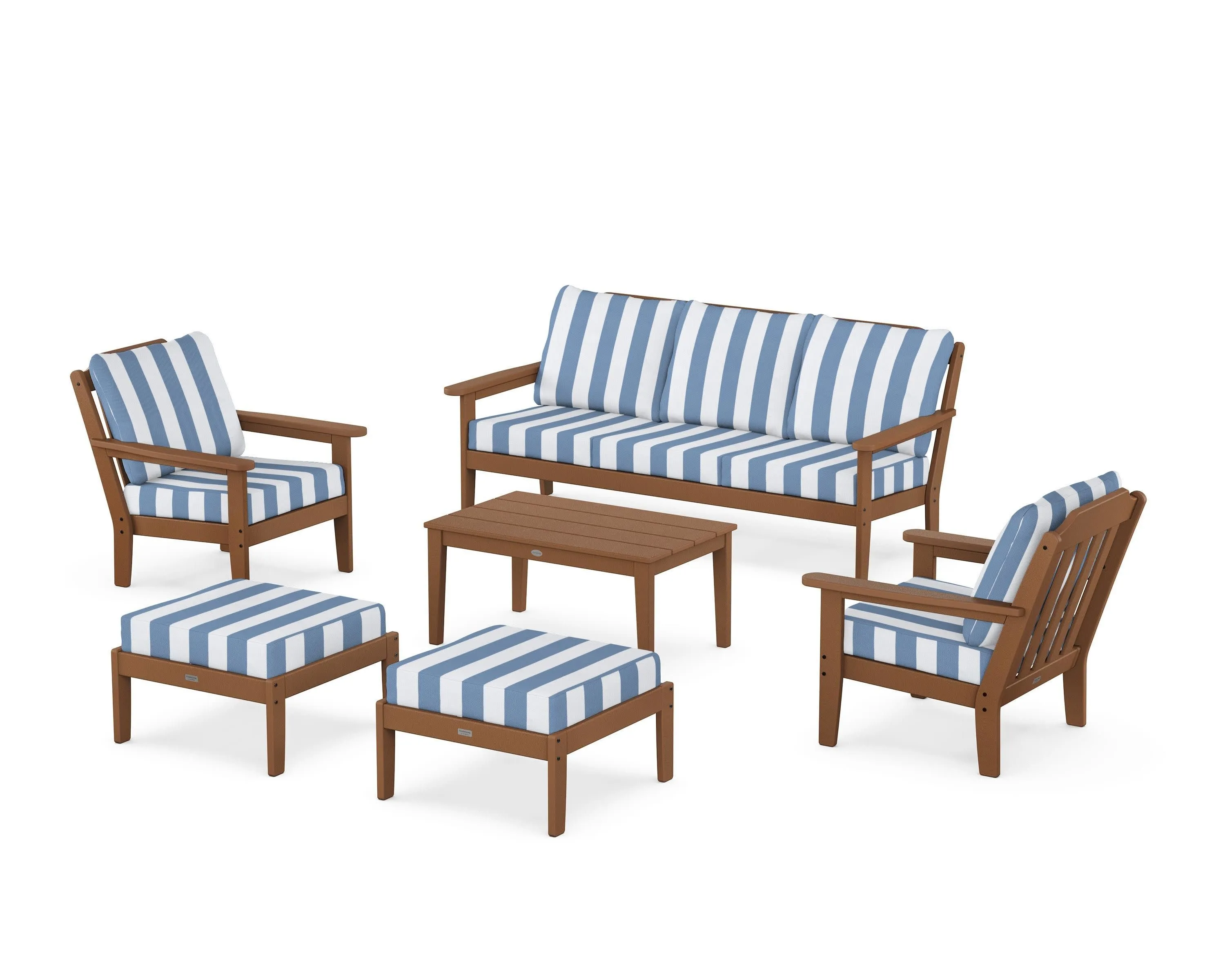 Cottage 6-Piece Lounge Sofa Set
