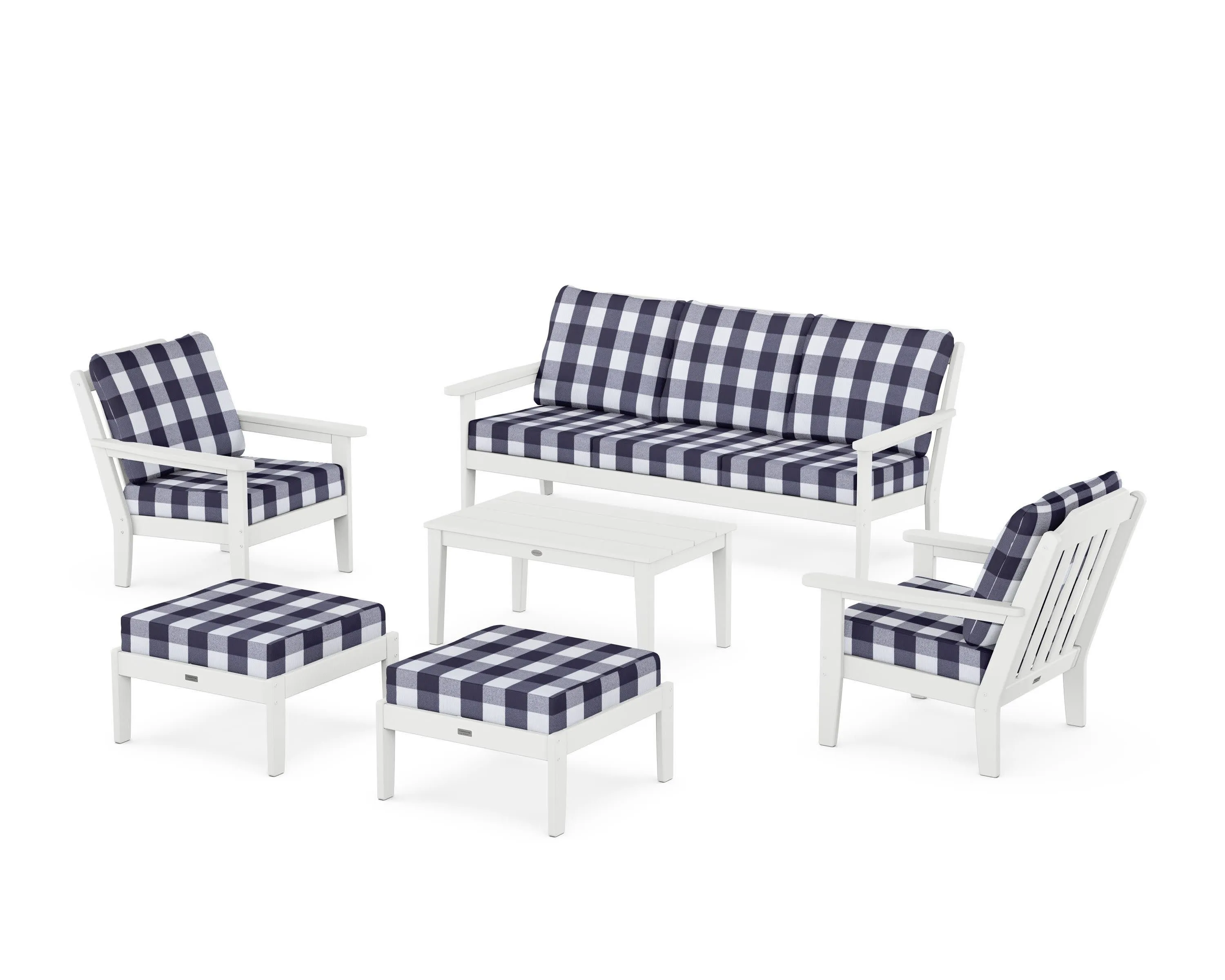 Cottage 6-Piece Lounge Sofa Set