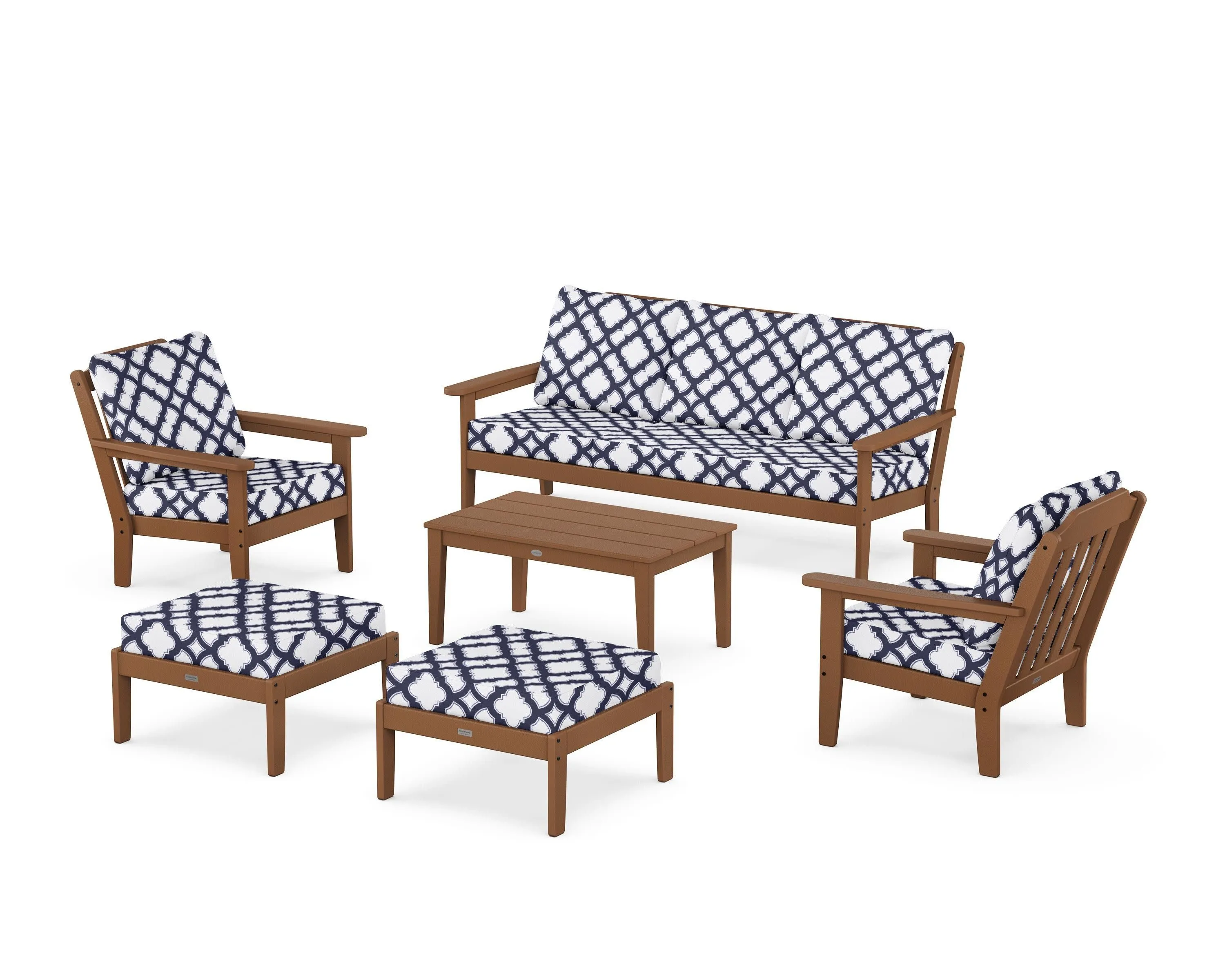 Cottage 6-Piece Lounge Sofa Set