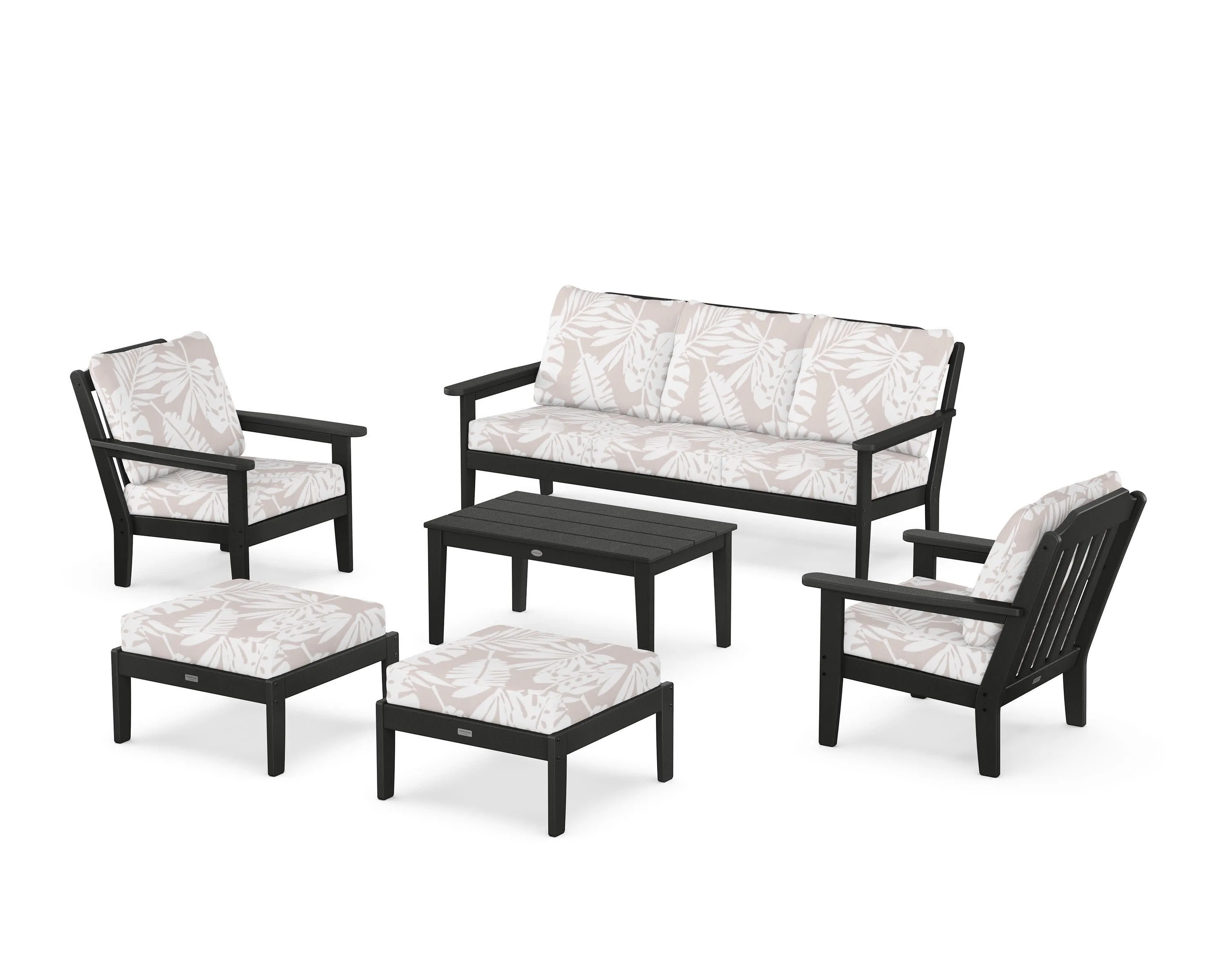Cottage 6-Piece Lounge Sofa Set