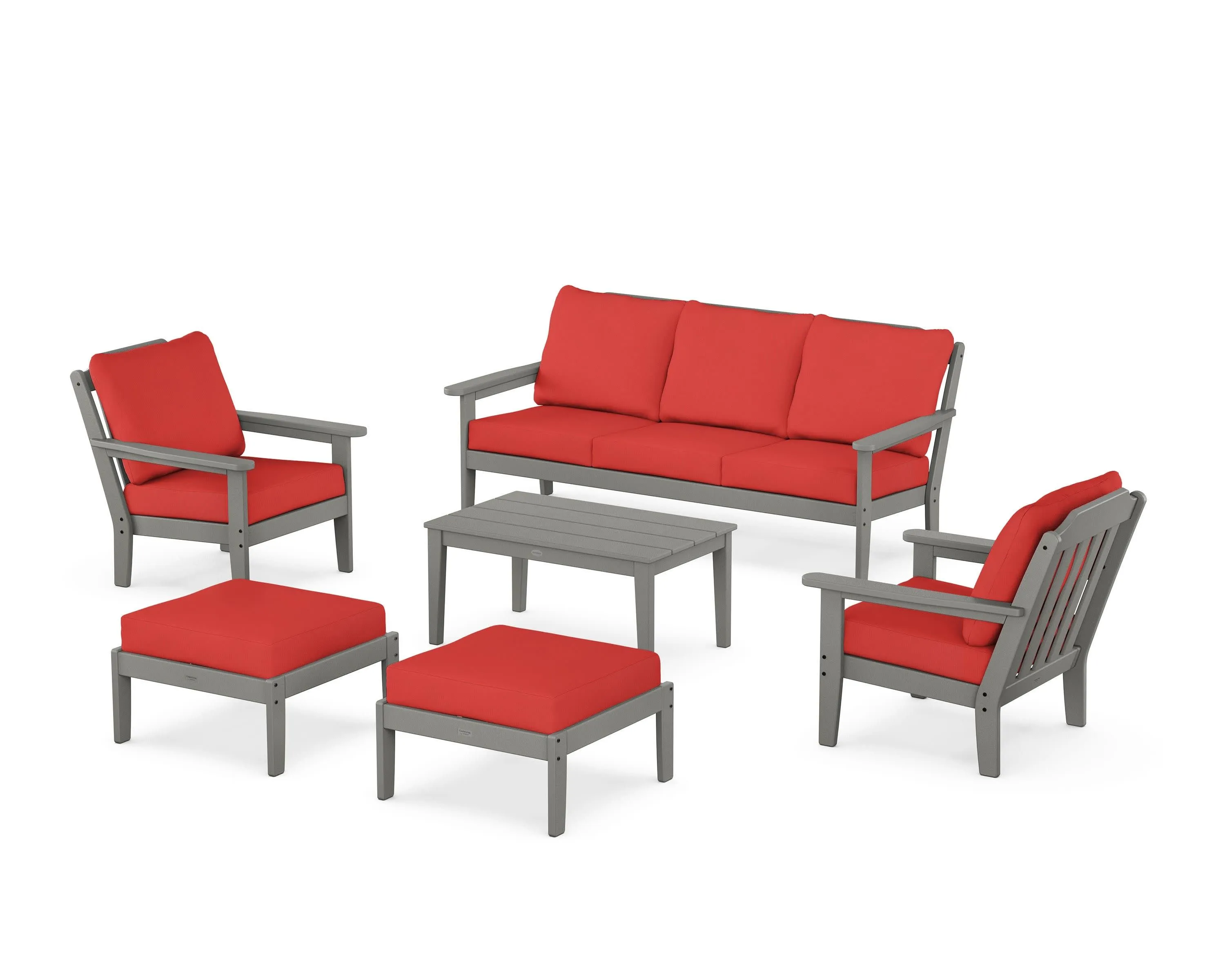 Cottage 6-Piece Lounge Sofa Set