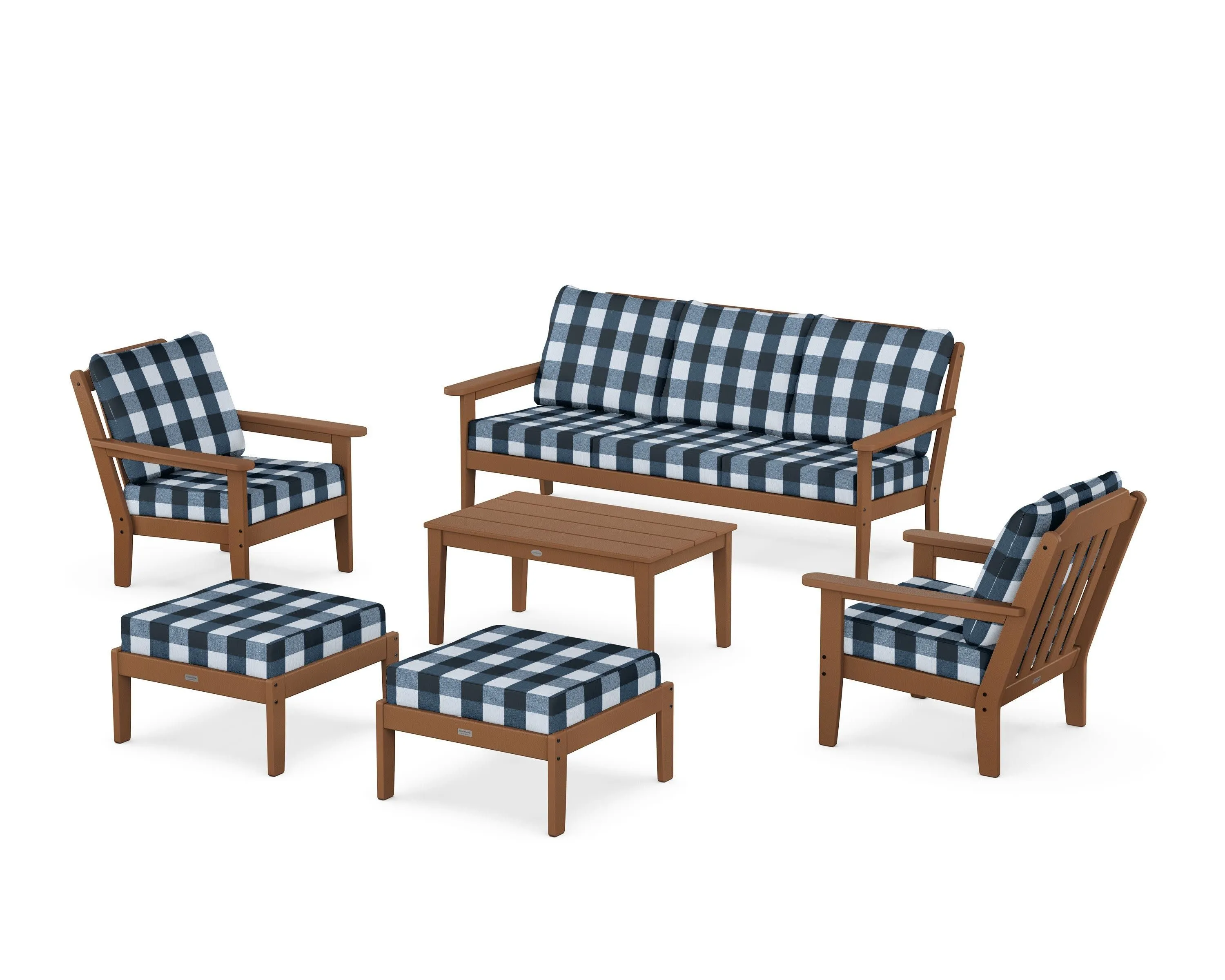 Cottage 6-Piece Lounge Sofa Set